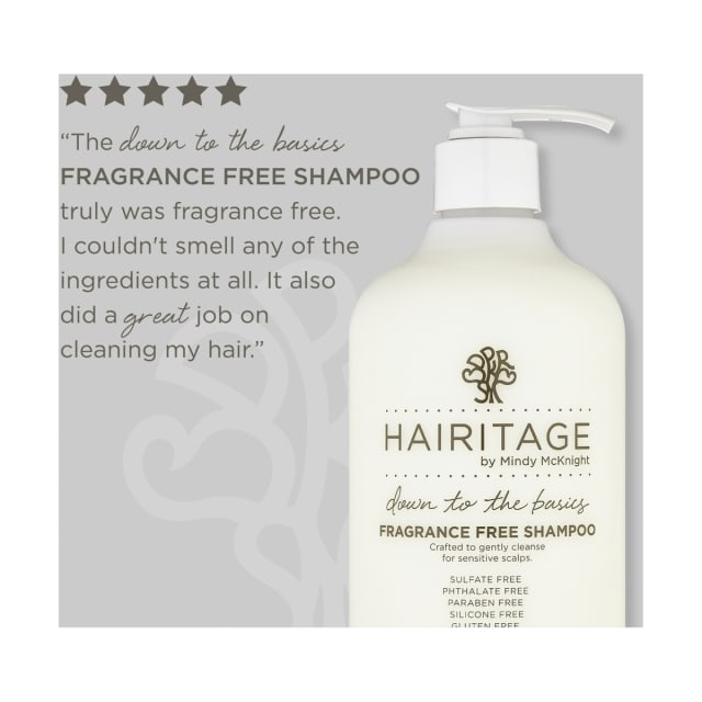 Hairitage by Mindy McKnight Down to the Basics Fragrance Free Shampoo