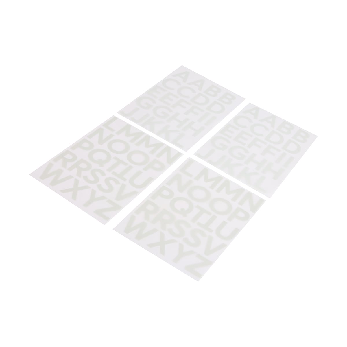 4 Pack IronOn Fabric Transfers Alphabet Kmart NZ