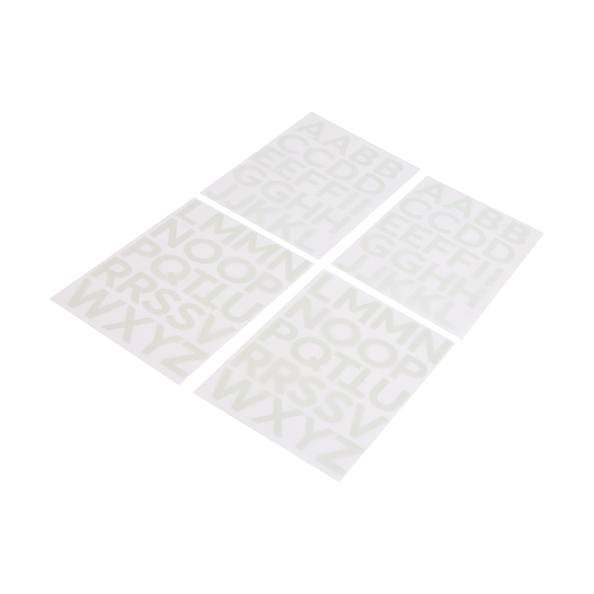 4 Pack IronOn Fabric Transfers Alphabet Kmart