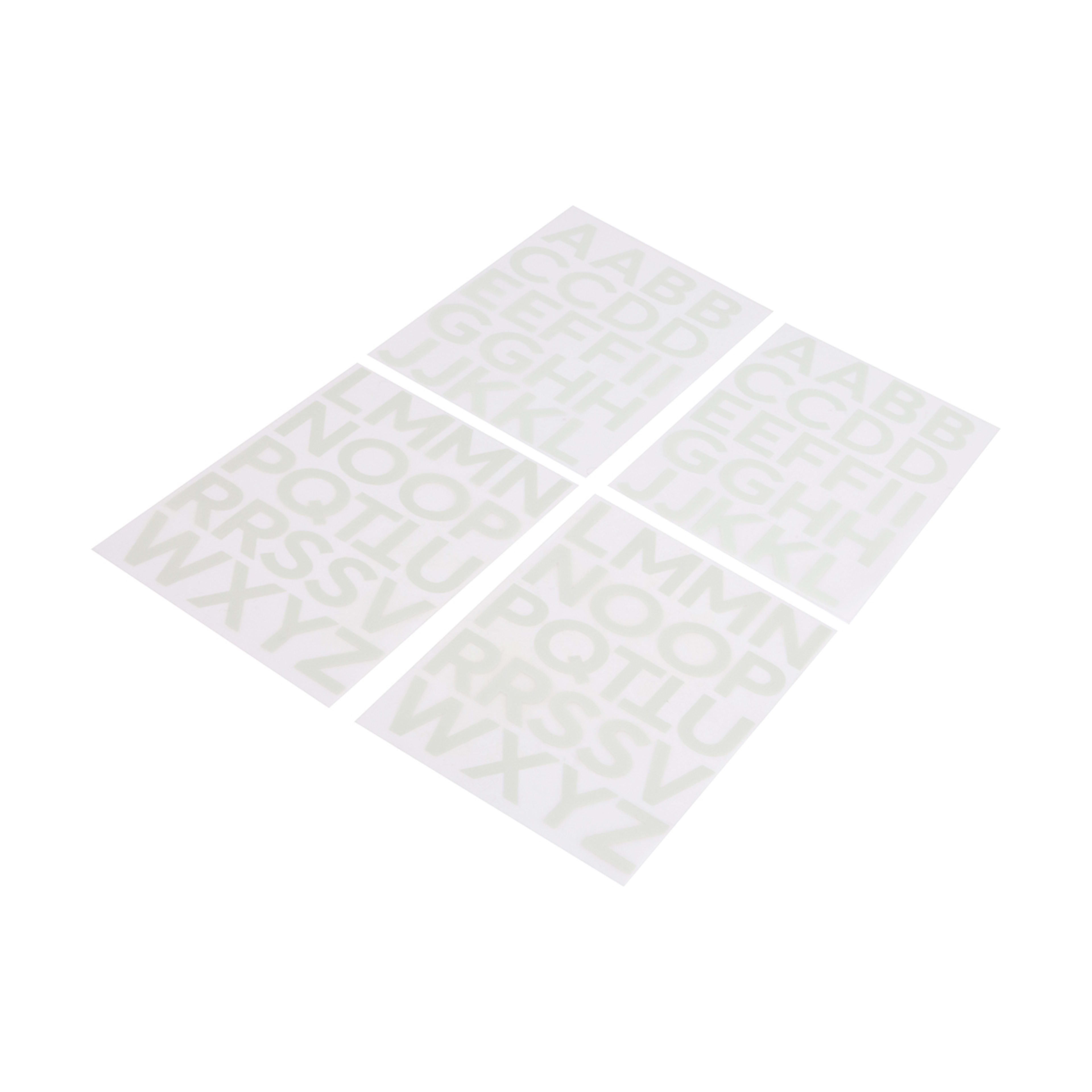 4 Pack IronOn Fabric Transfers Alphabet Kmart