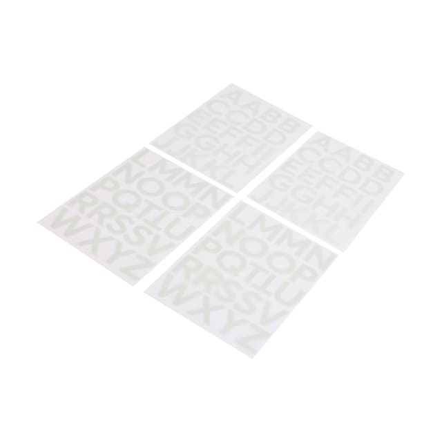 4 Pack IronOn Fabric Transfers Alphabet Kmart NZ
