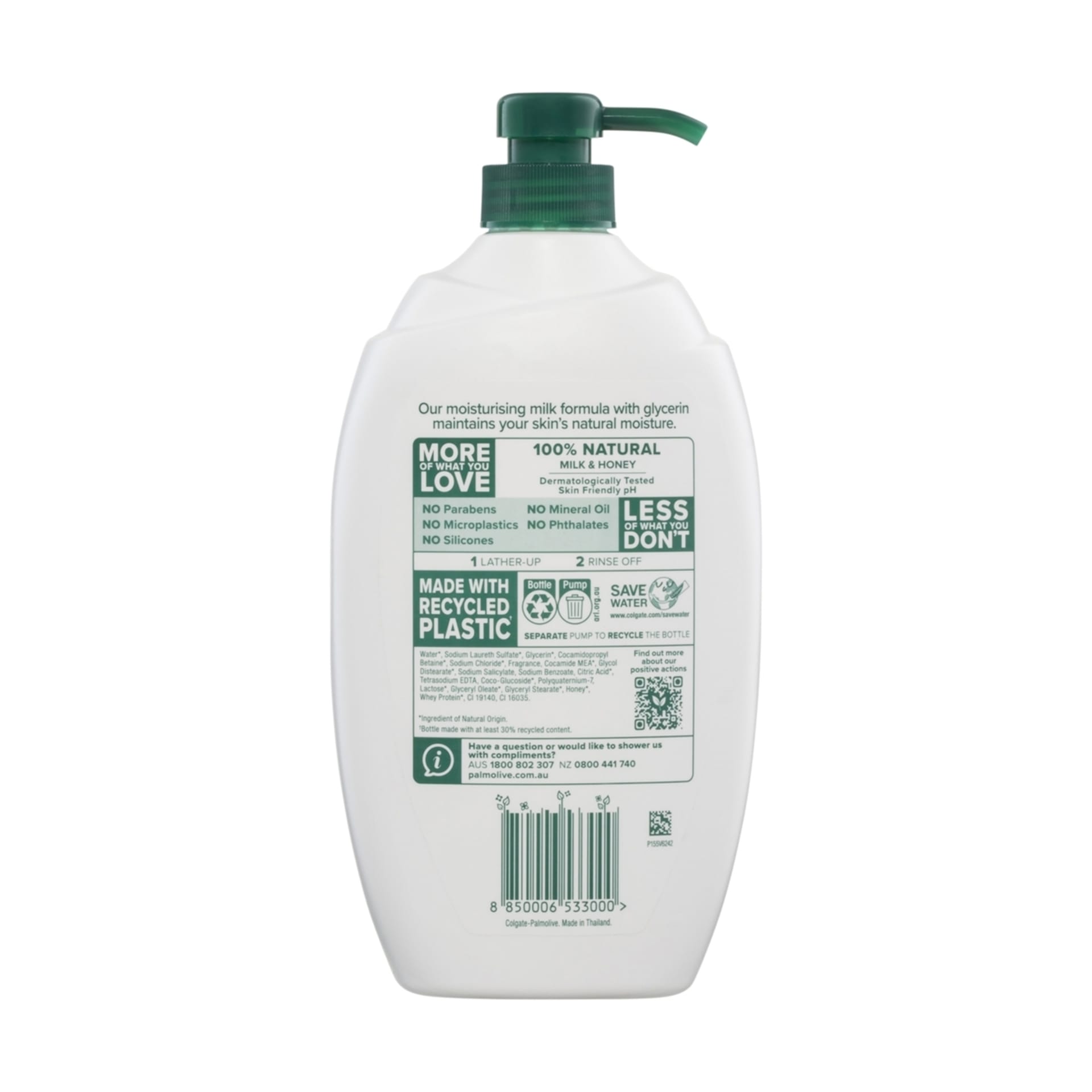 Palmolive Naturals Body Wash 1L Milk & Honey Kmart