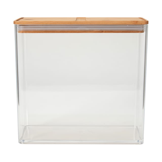 Tall Food Container with Bamboo Lid Kmart NZ