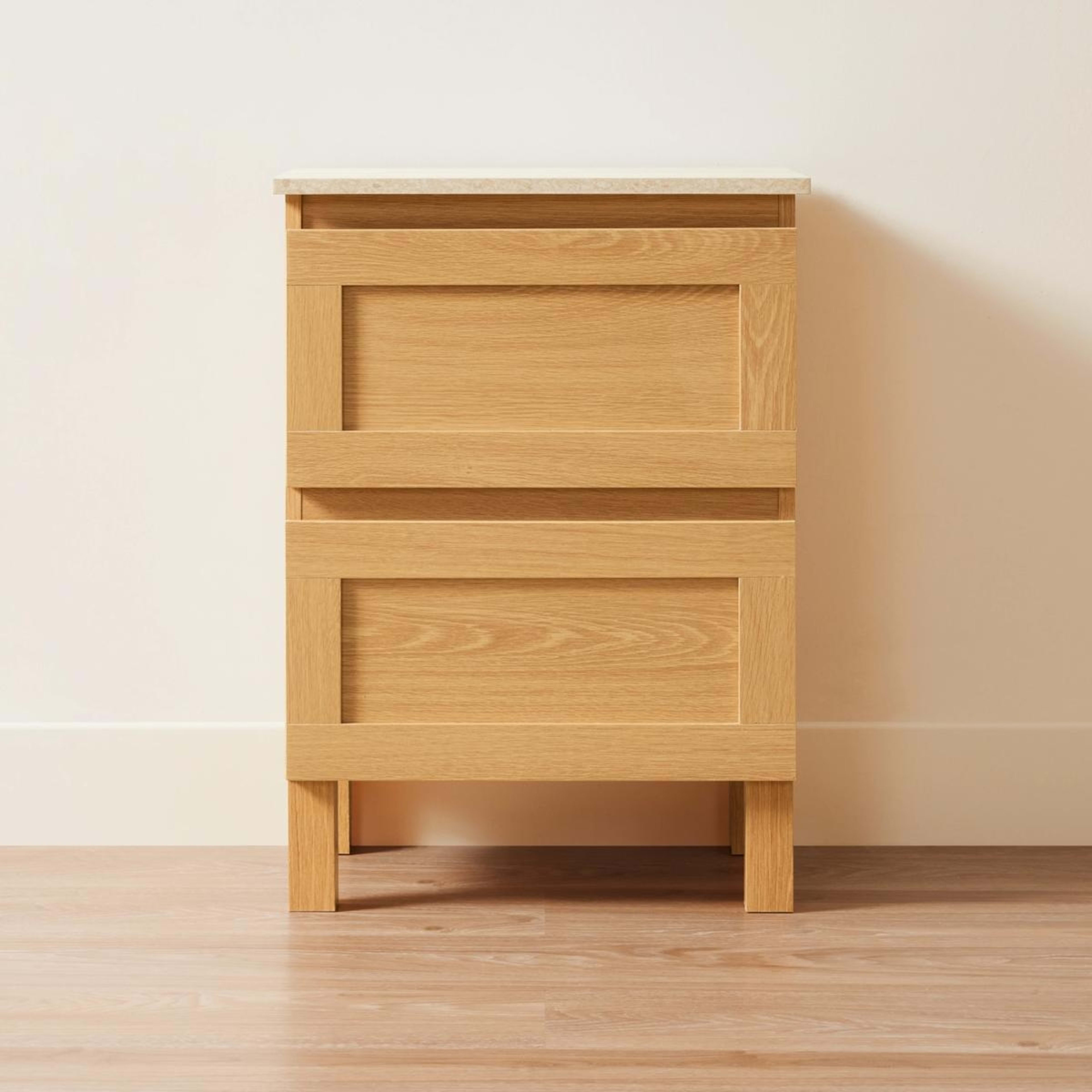 2 Bailey Bedside Table - Oak Look, 2 of 7