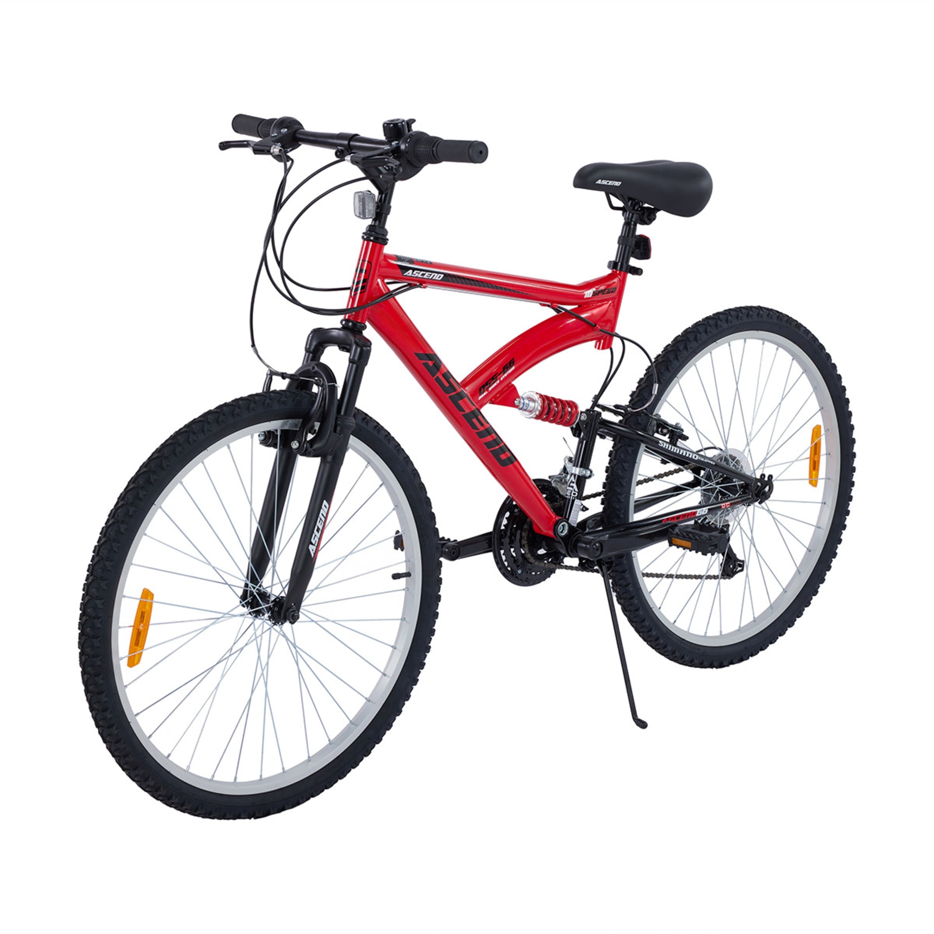 66cm Ascend Dual Suspension Bike Kmart