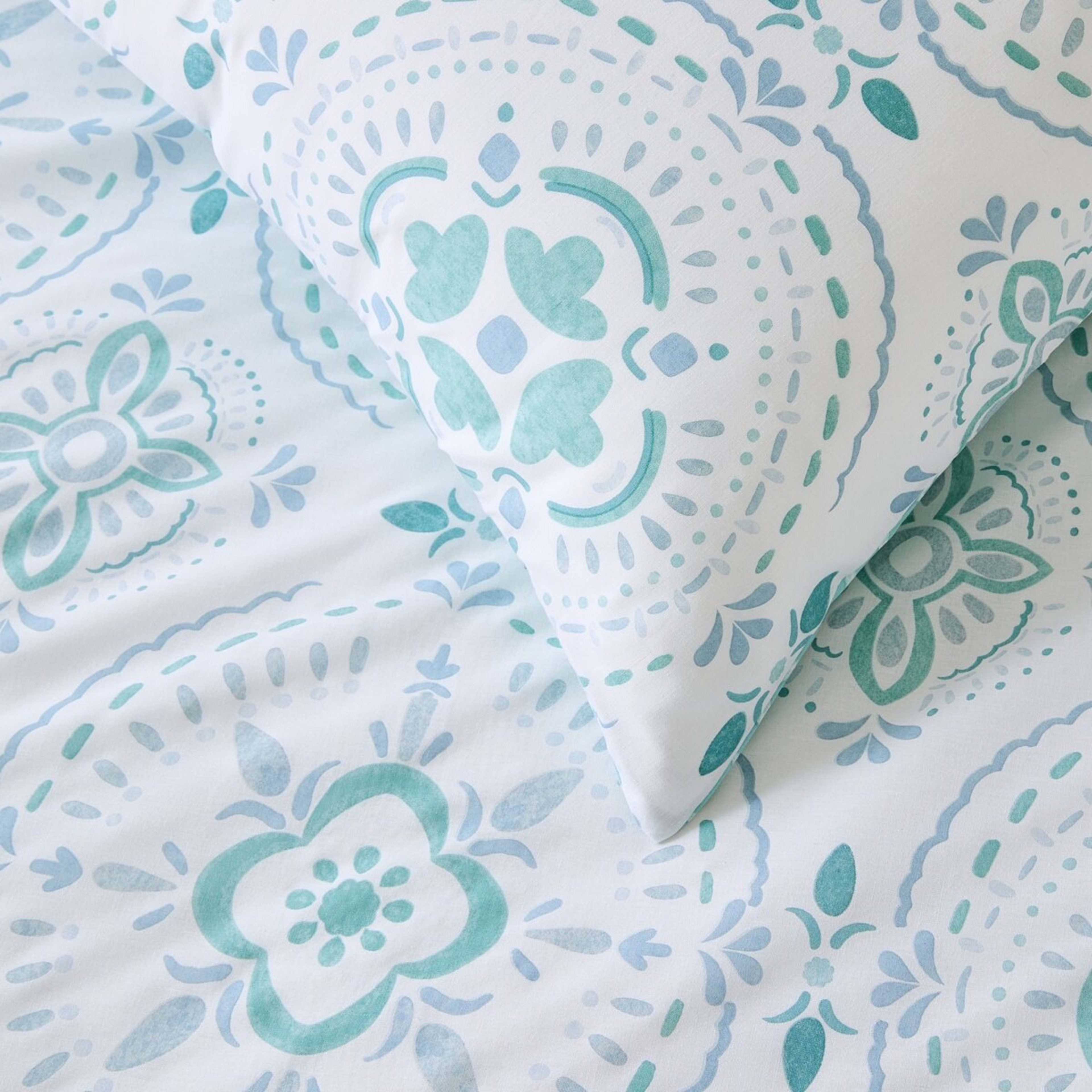 4 Capri Cotton Rich Reversible Quilt Cover Set - King Bed, 4 of 7