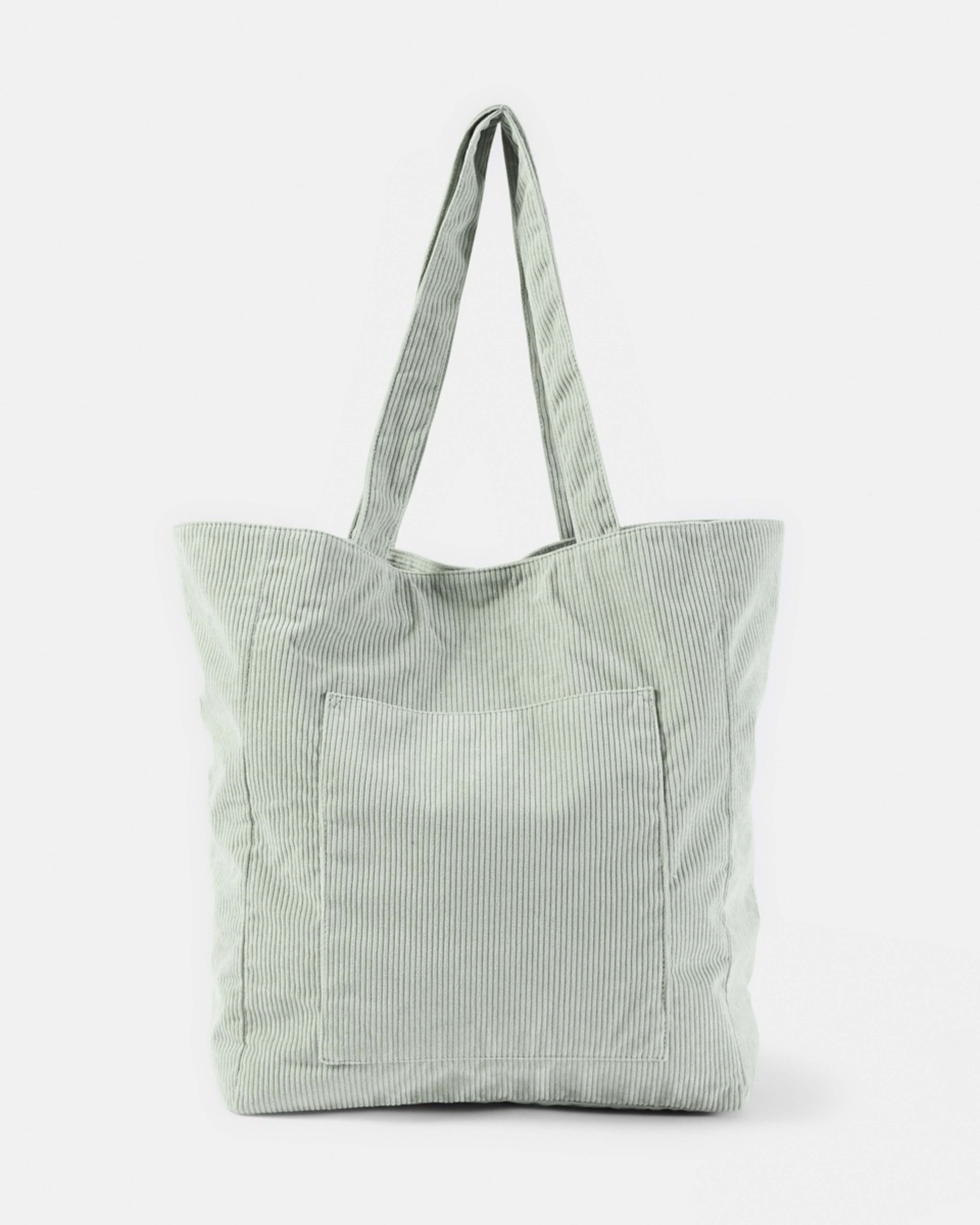 1 Corduroy Tote Bag Soft Khaki, 1 of 5