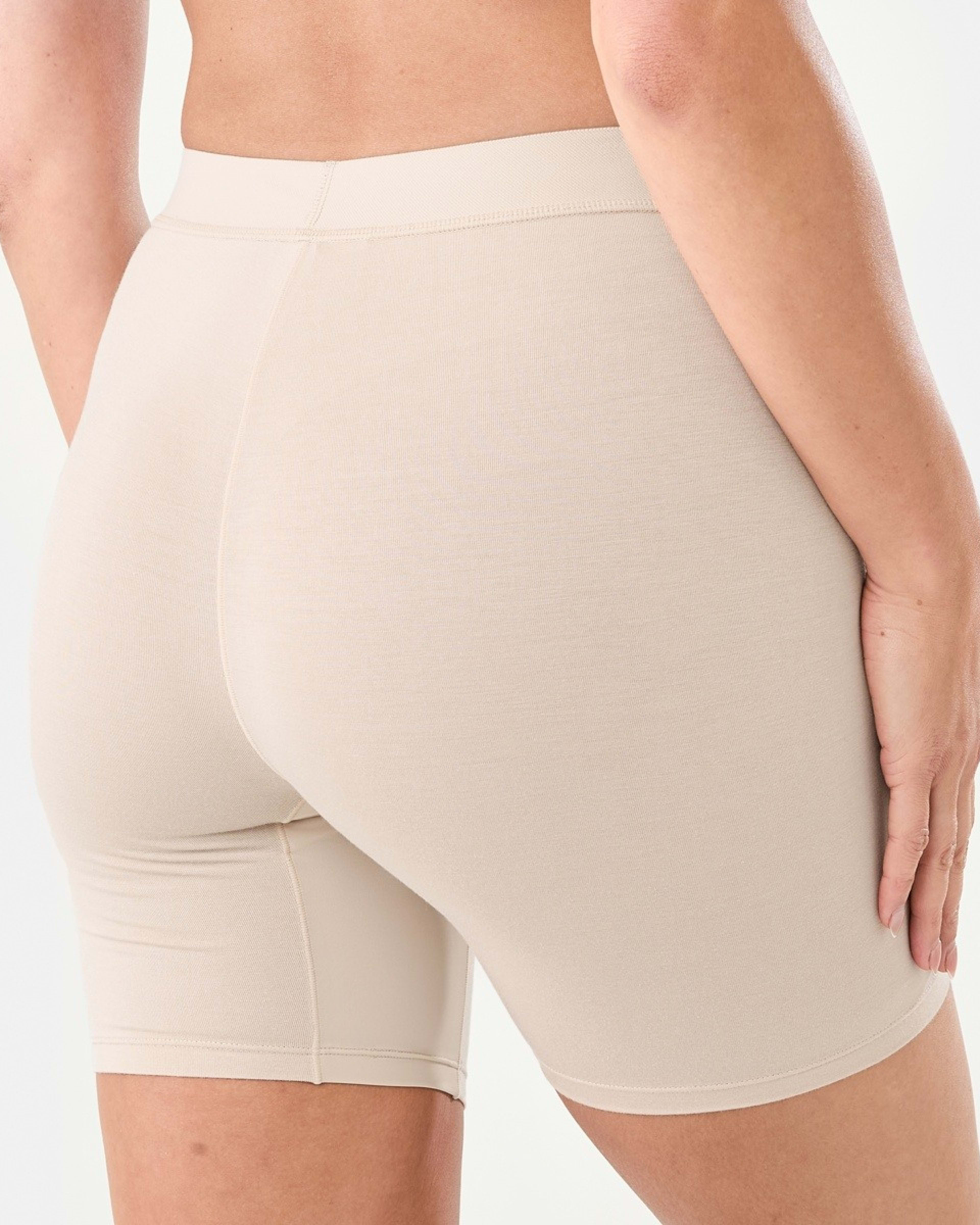 6 2 Pack Bamboo Longline Boyshorts HALOGEN BLUE, LIGHT FAWN, 6 of 7