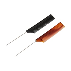 2 Pack Metal Tail Hair Combs