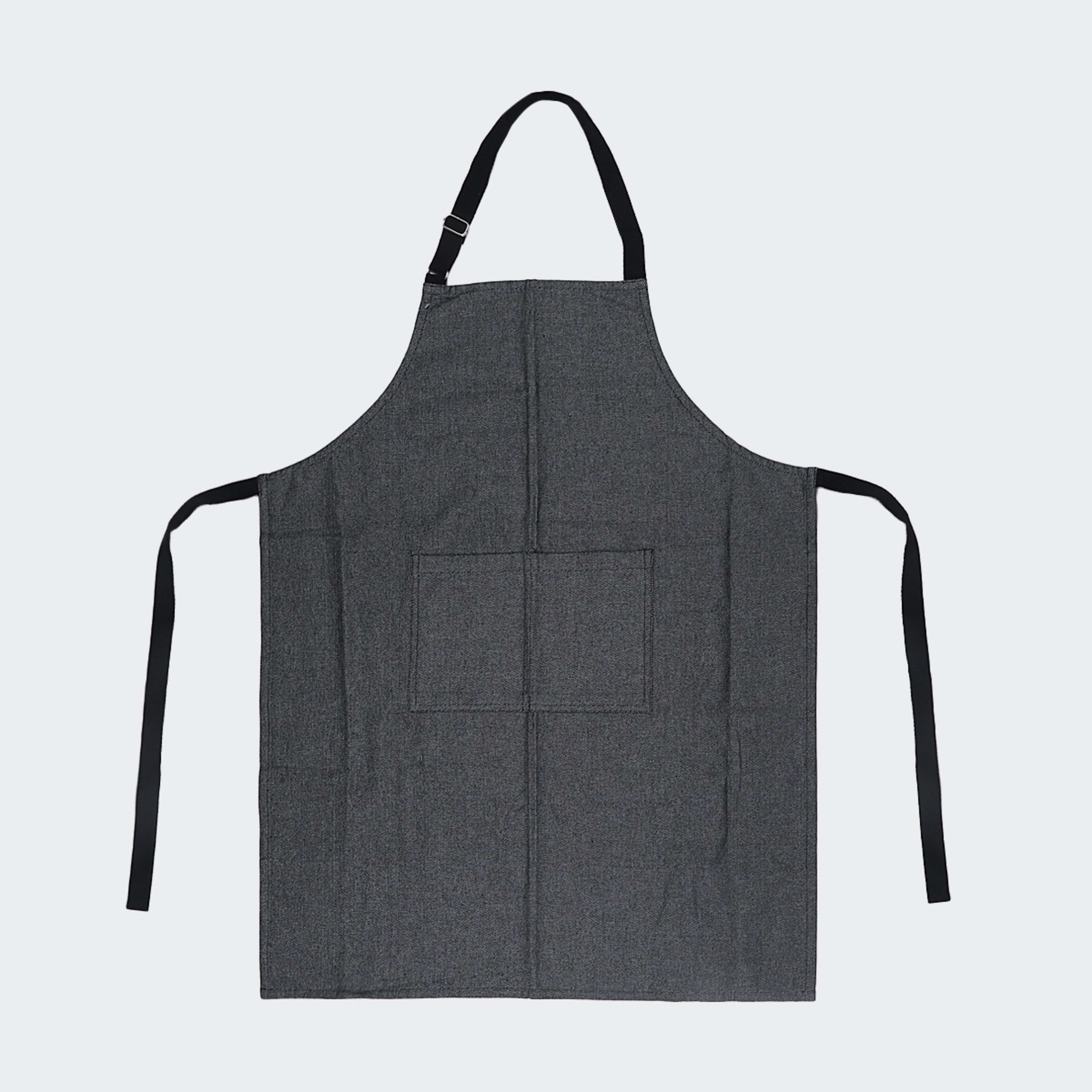 Black Chambray Apron Kmart