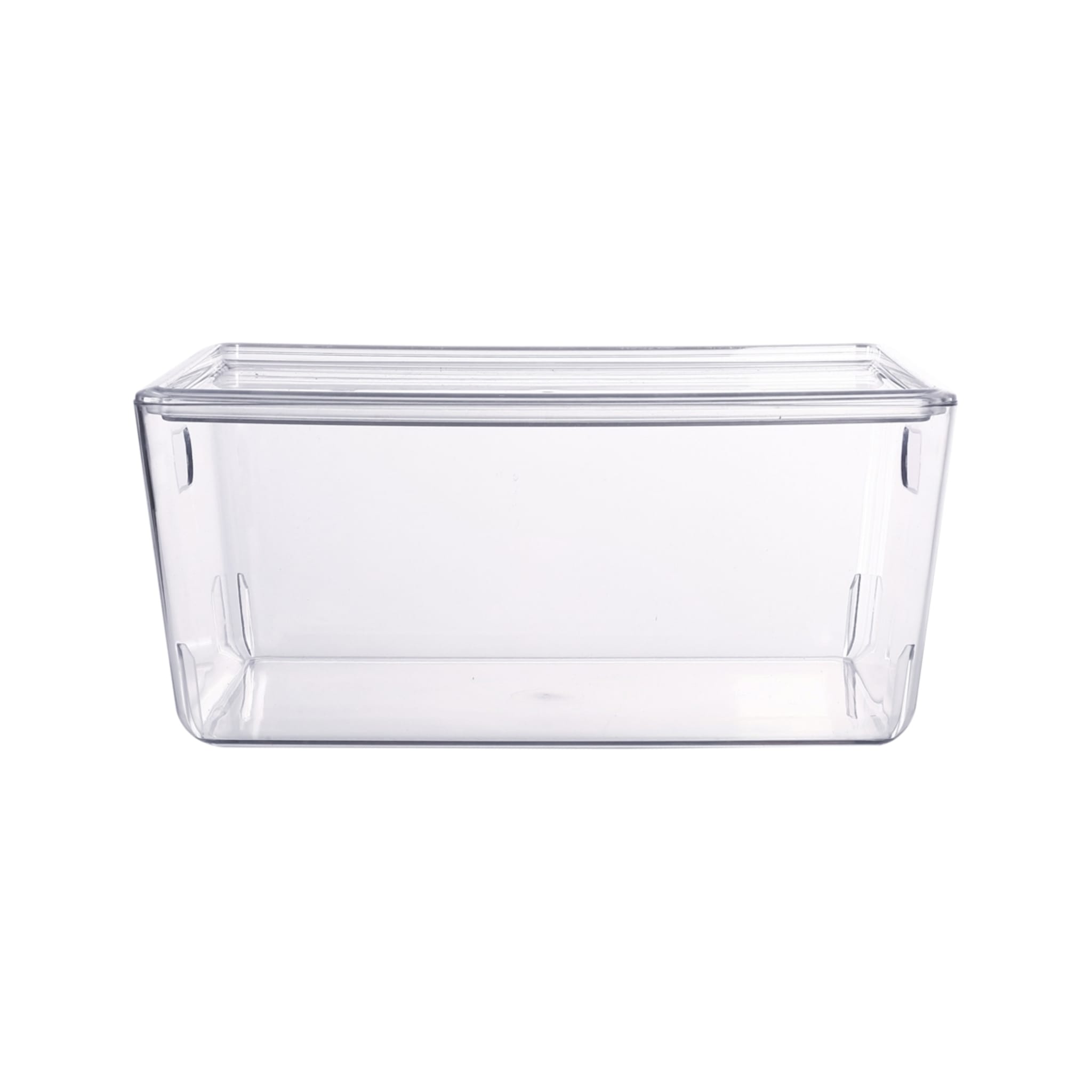 Smooth and Shiny Clear Plastic Tub 4L Kmart