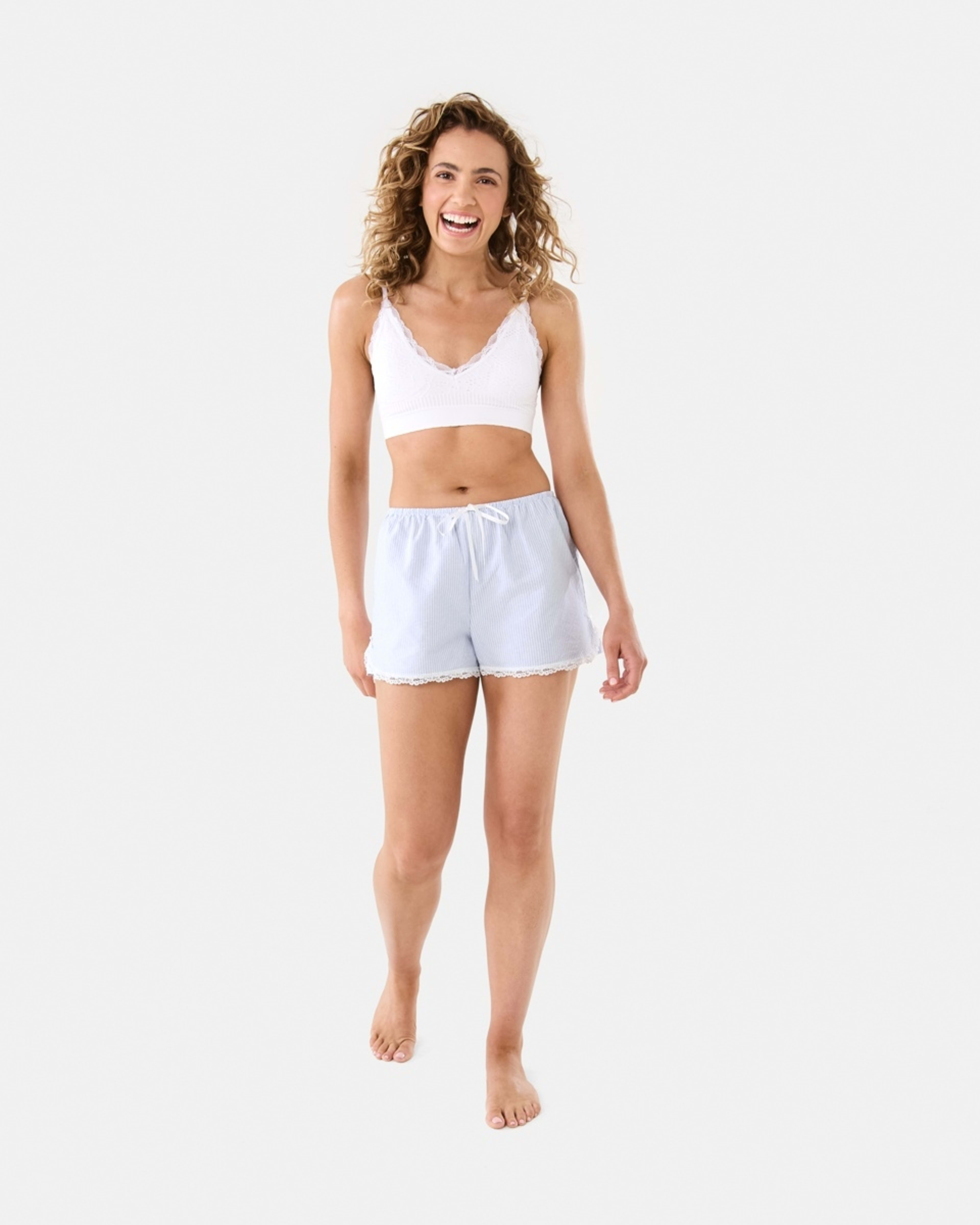 2 Wirefree Seamfree Floral Bralette WHITE, 2 of 8