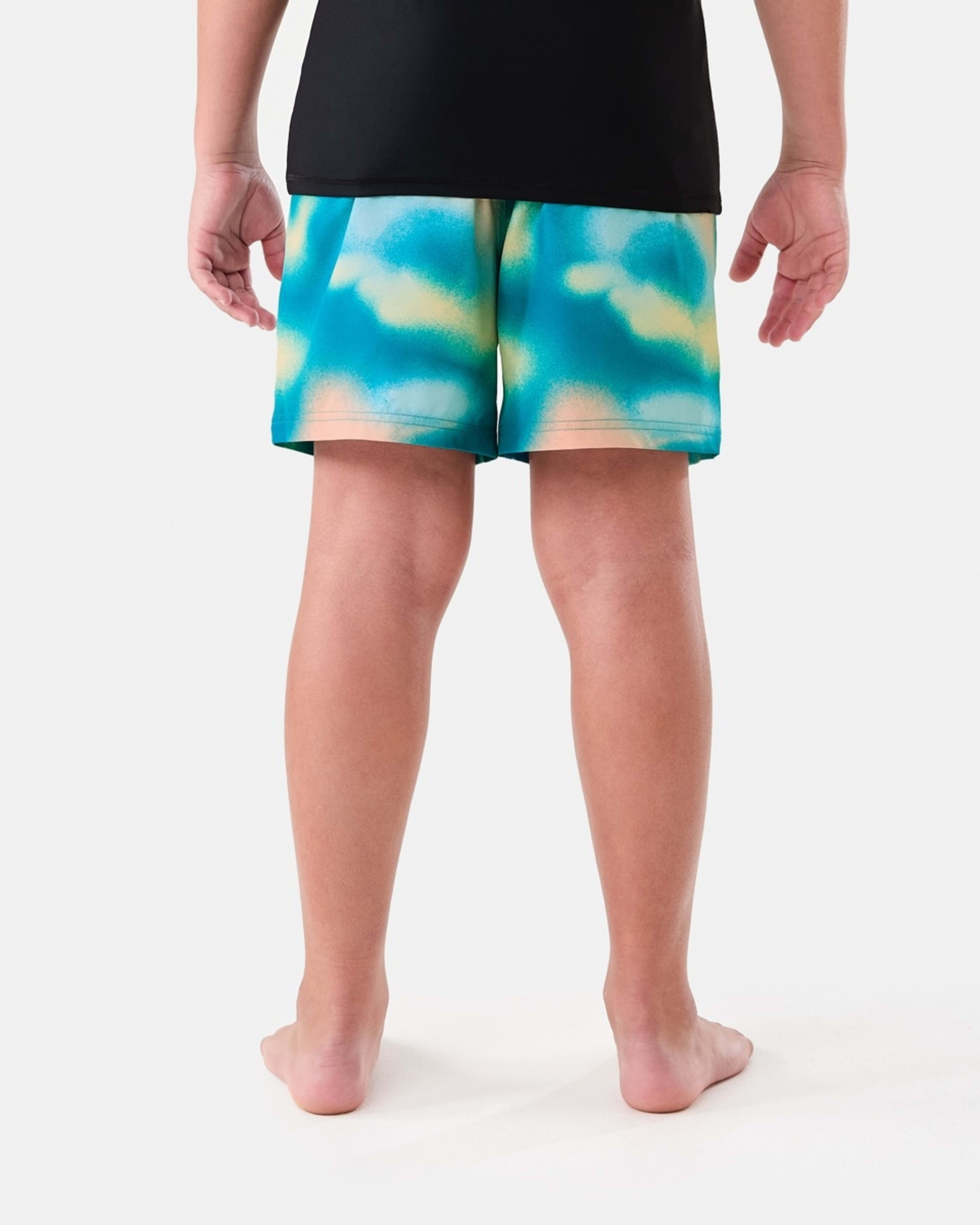 2 Longline Printed Swim Shorts Grn Surf, 2 of 7