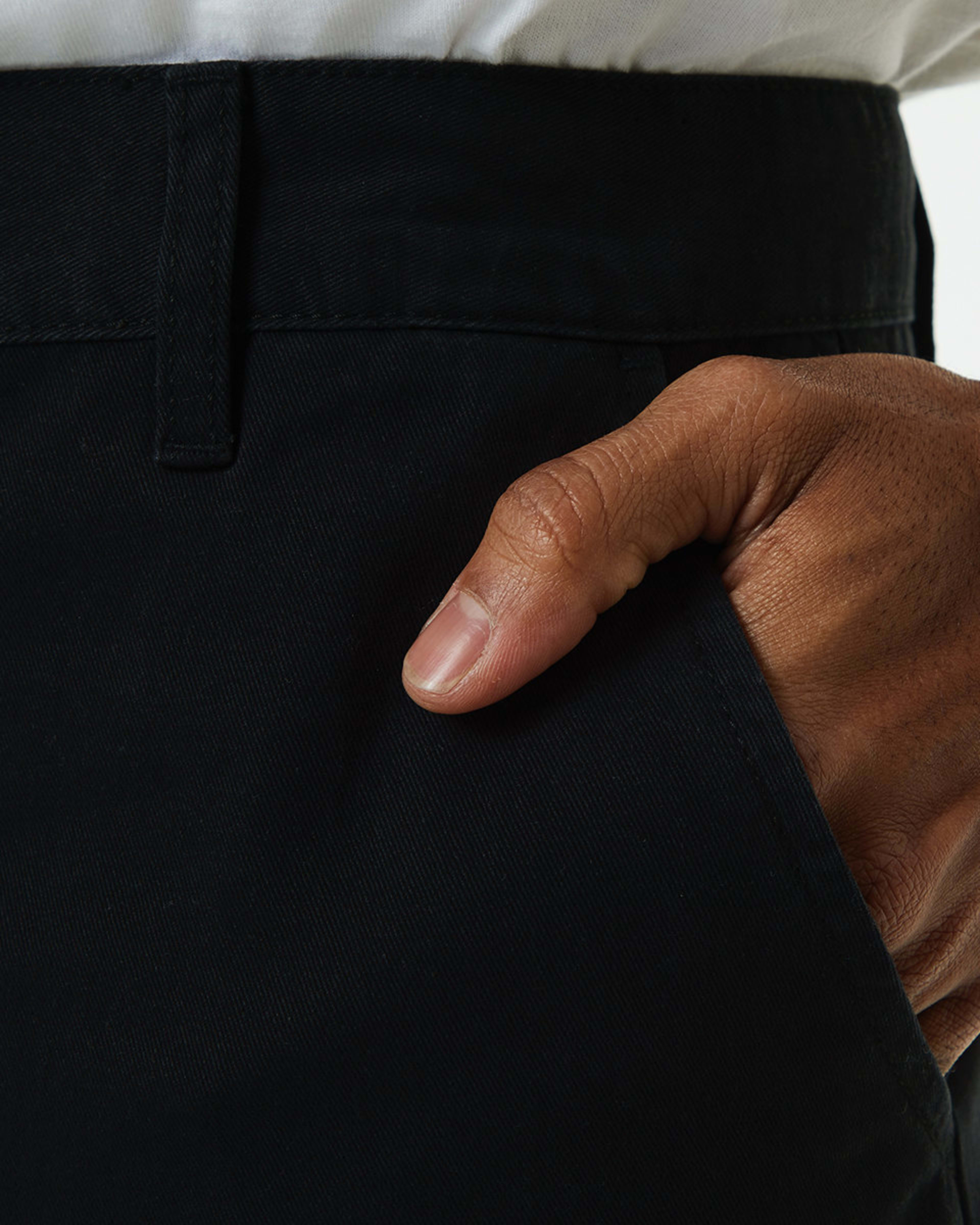 5 Straight Chino Pants Black, 5 of 5