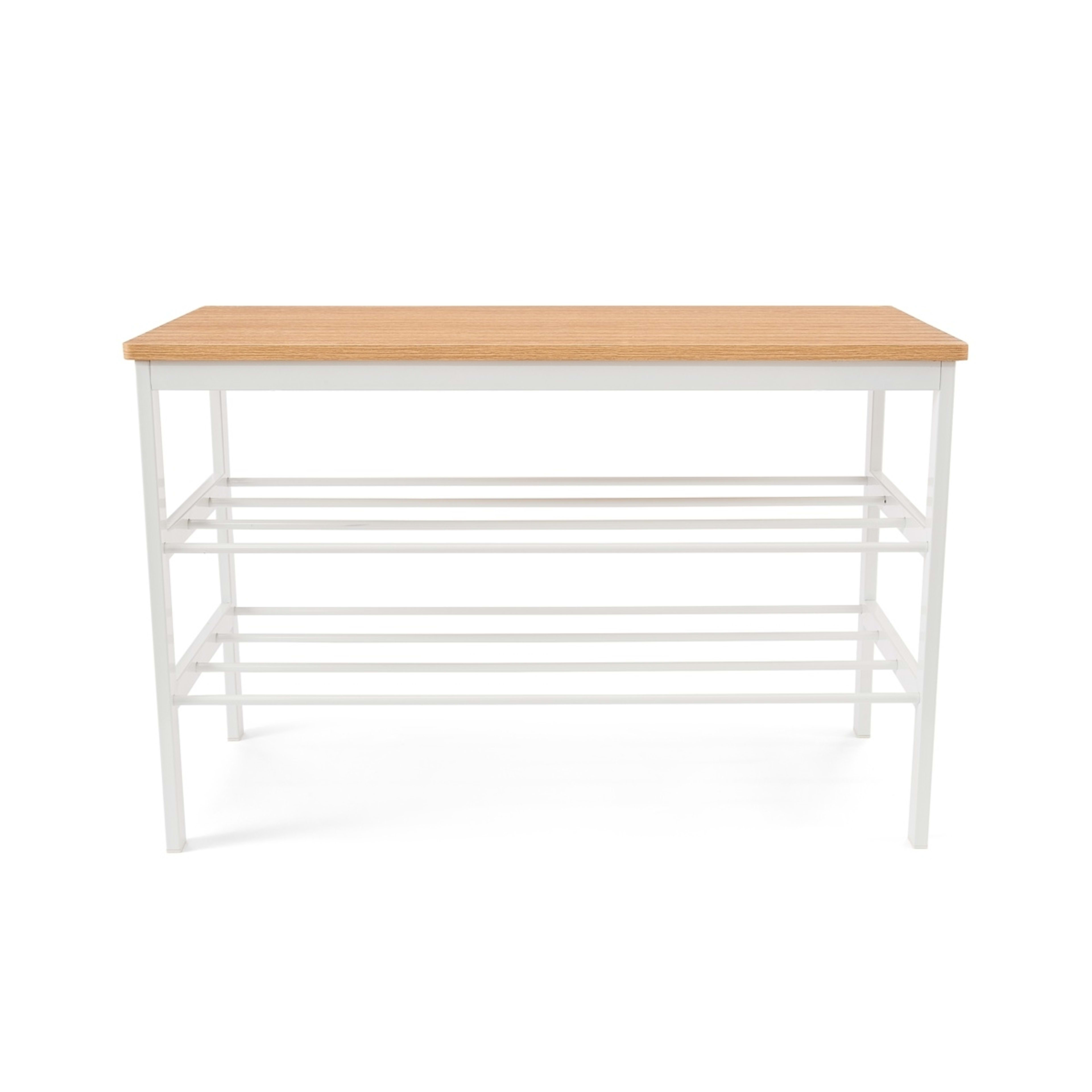 4 Leon 2 Tier Shoe Bench, 4 of 7