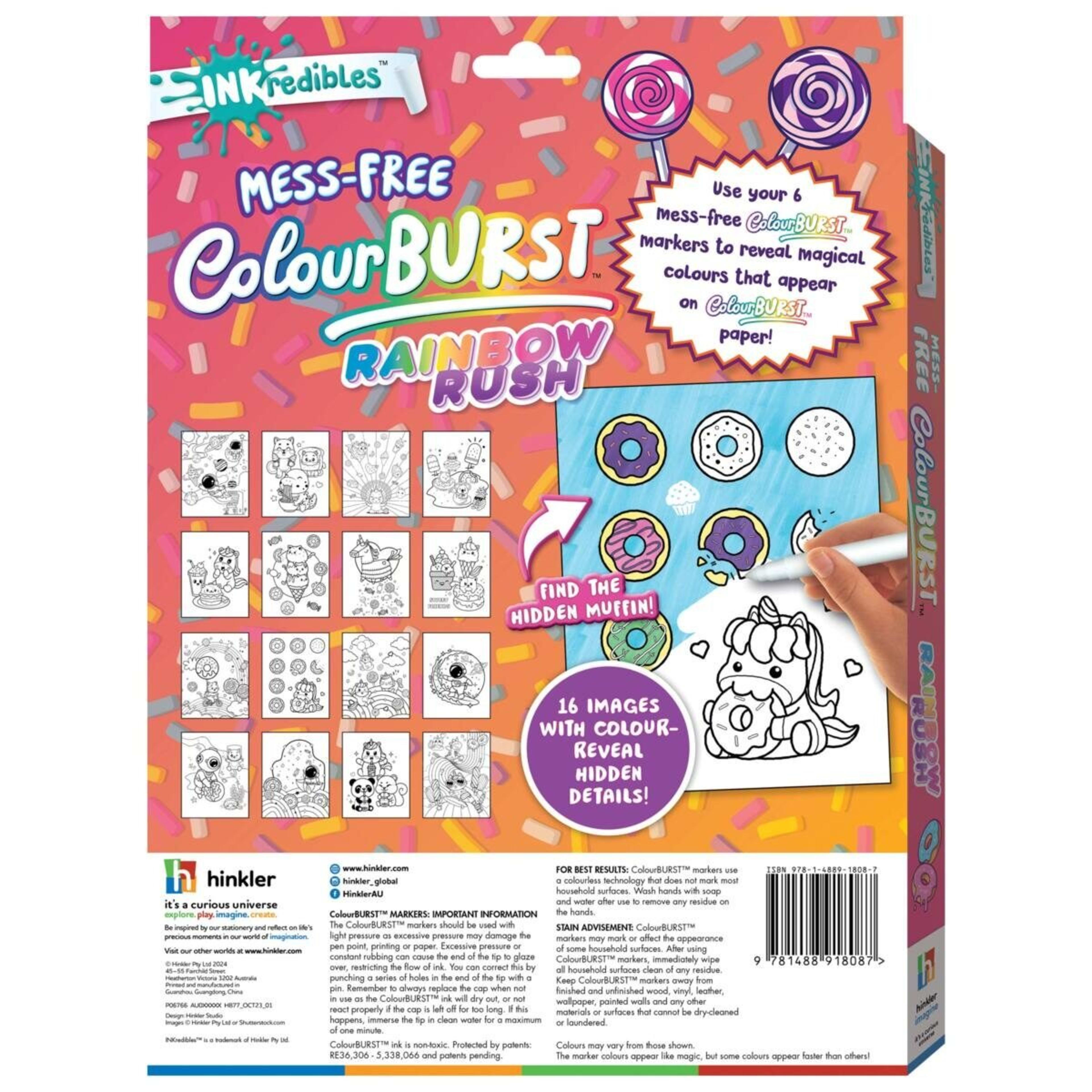 6 INKredibles Mess-Free ColourBurst Rainbow Rush​ - Book, 6 of 6