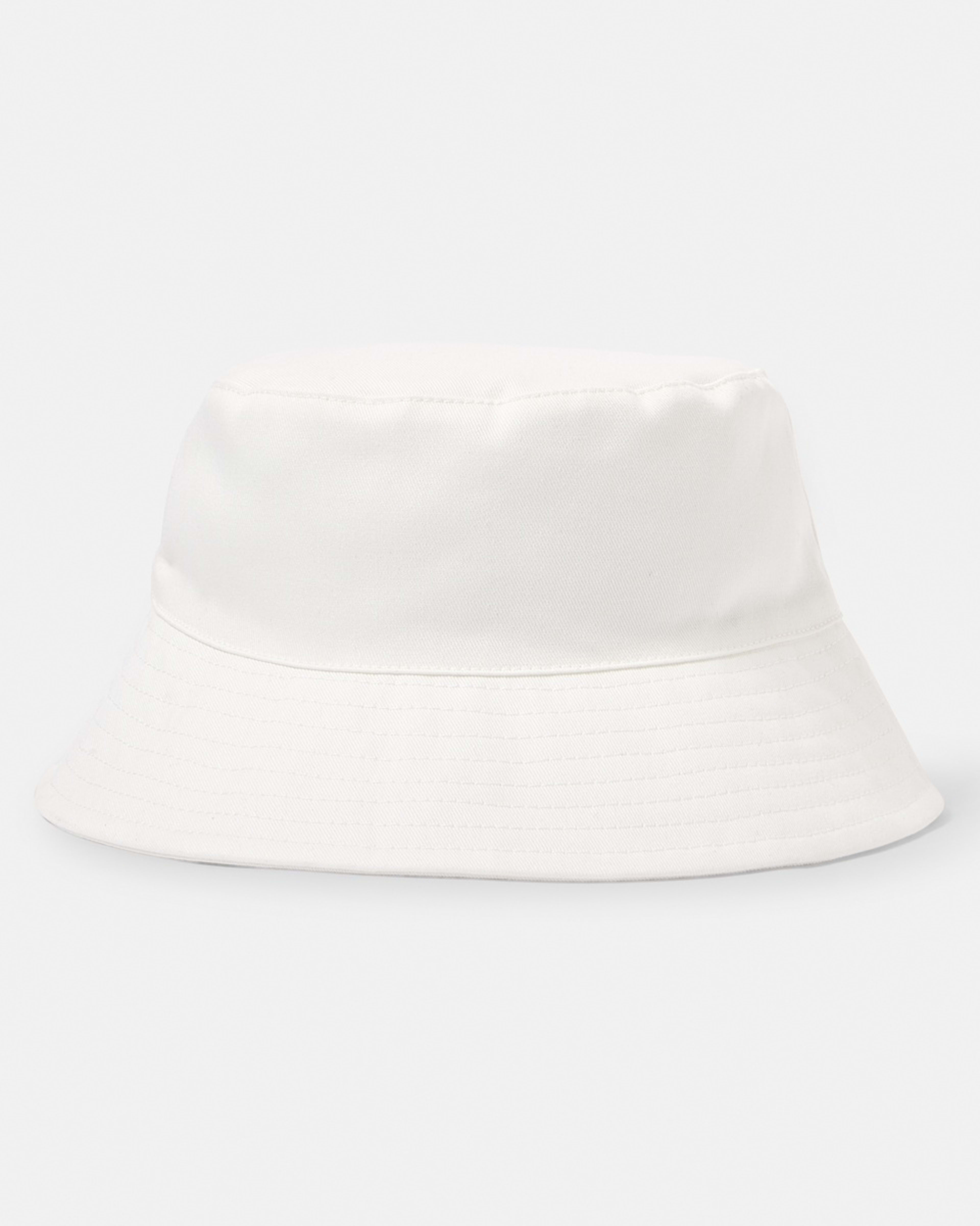 1 Cotton Twill Bucket Hat WHITE