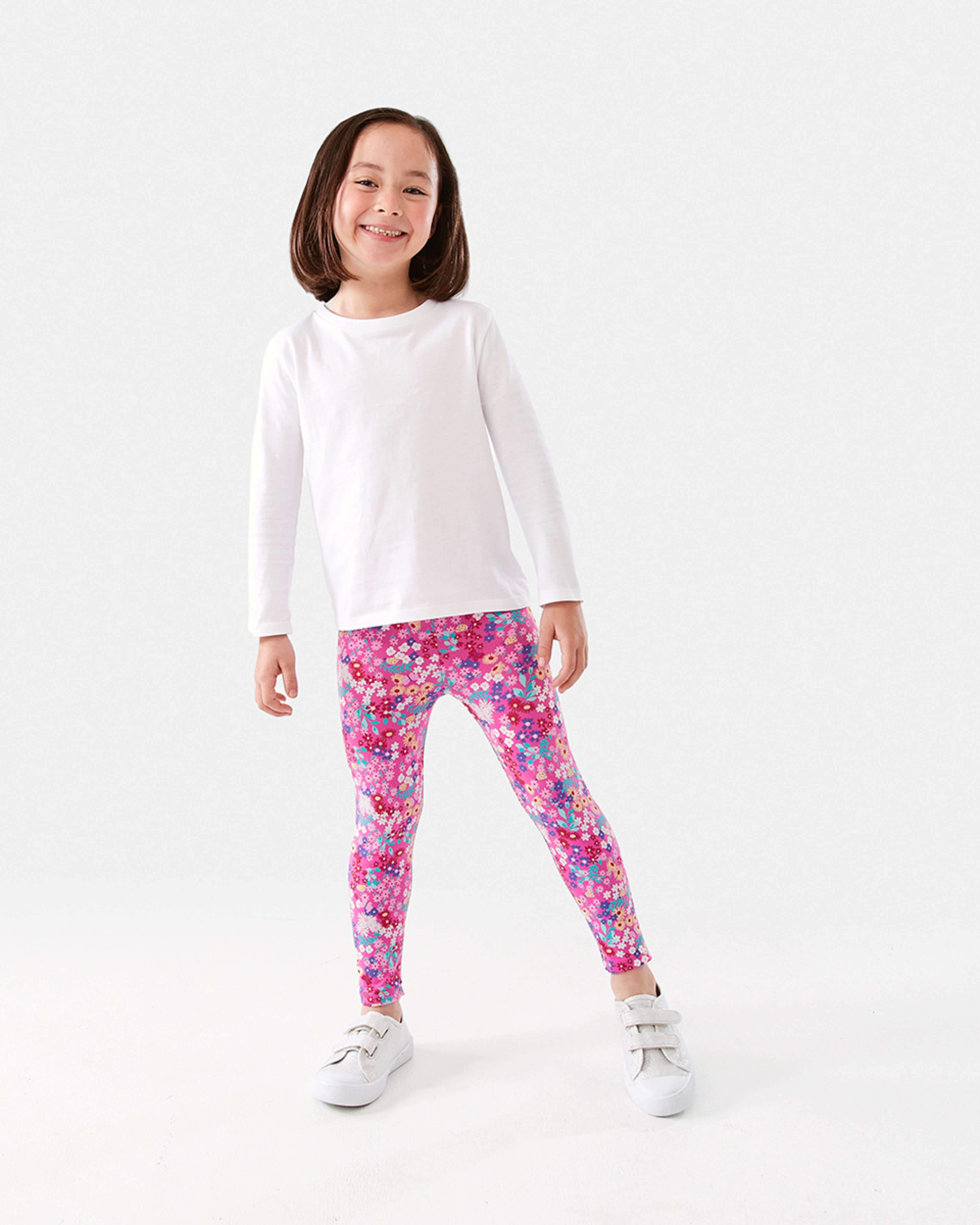 5 Print Leggings Pnk Ditsy, 5 of 8