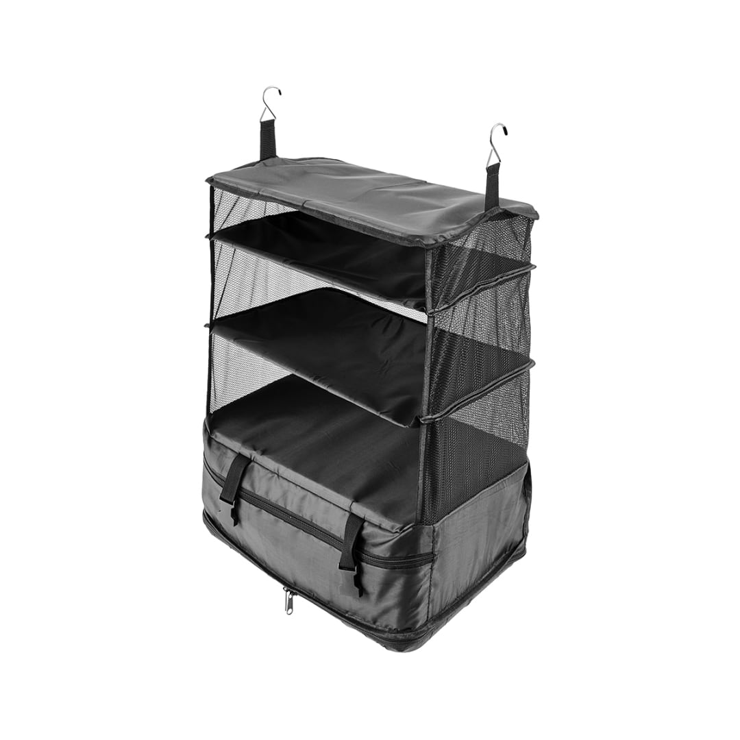 Hanging Packing Cube Black Kmart