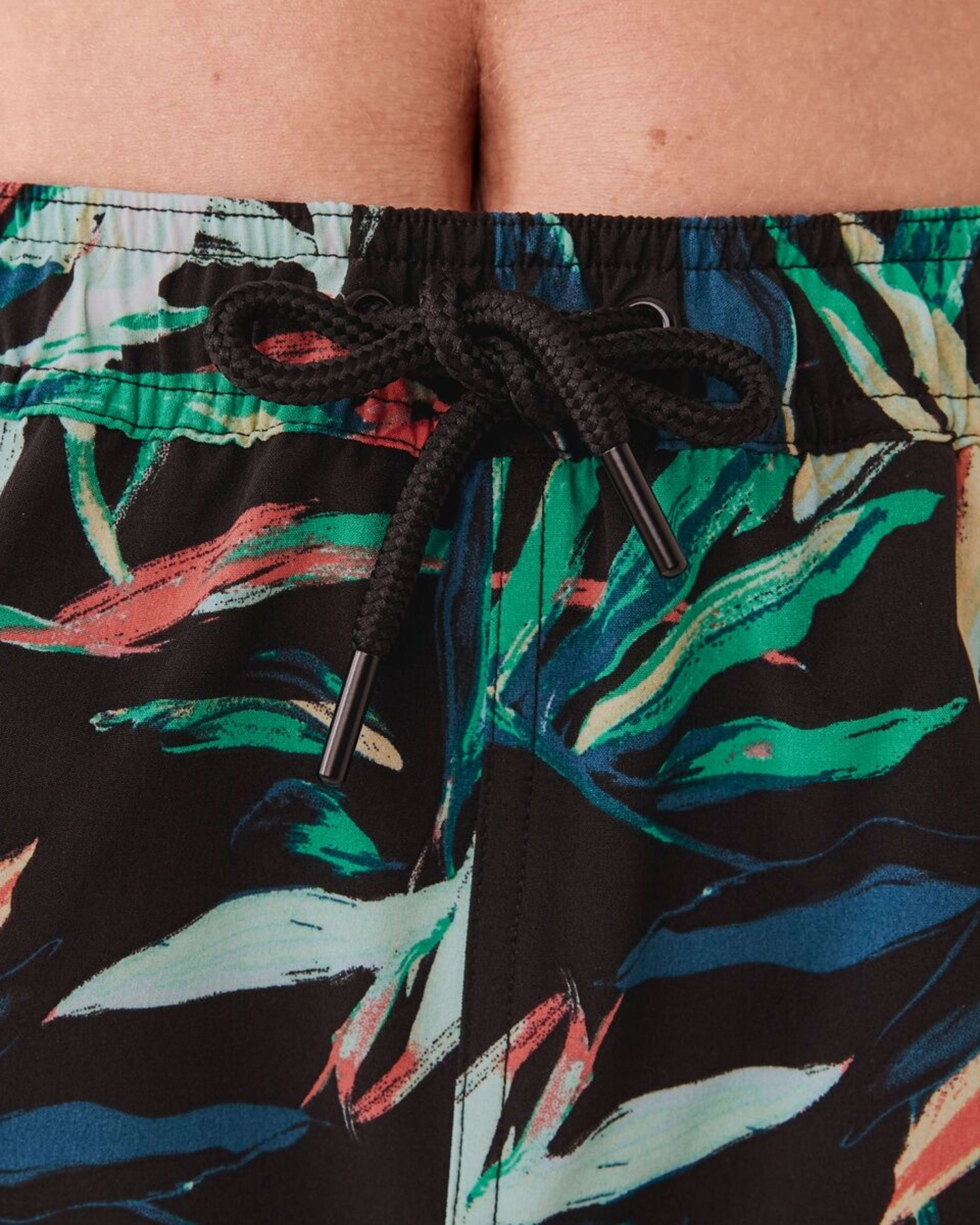 4 Printed Boardshorts BLACK TROP BLACK, 4 of 6
