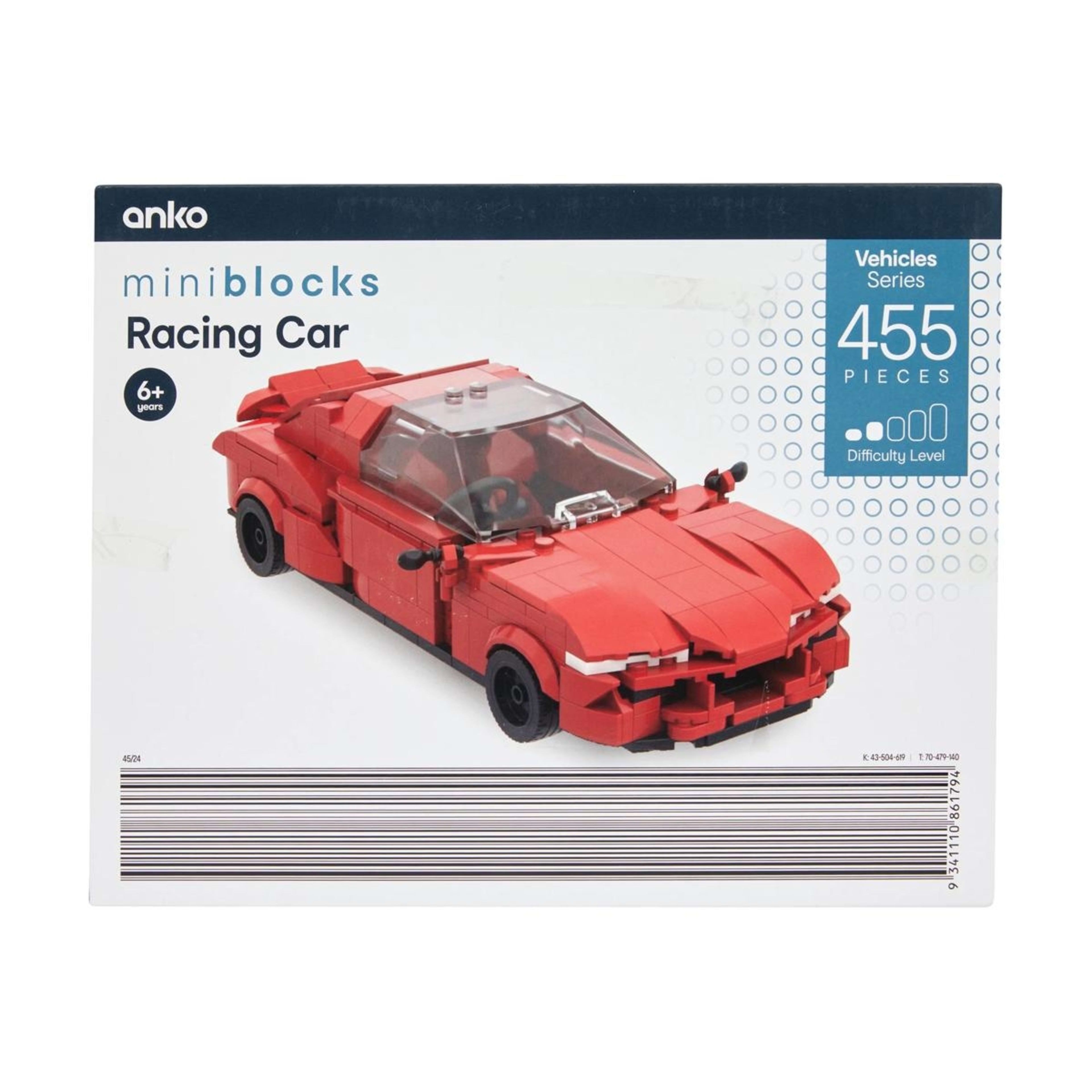 4 455 Piece Mini Blocks Vehicles Series: Racing Car, 4 of 4