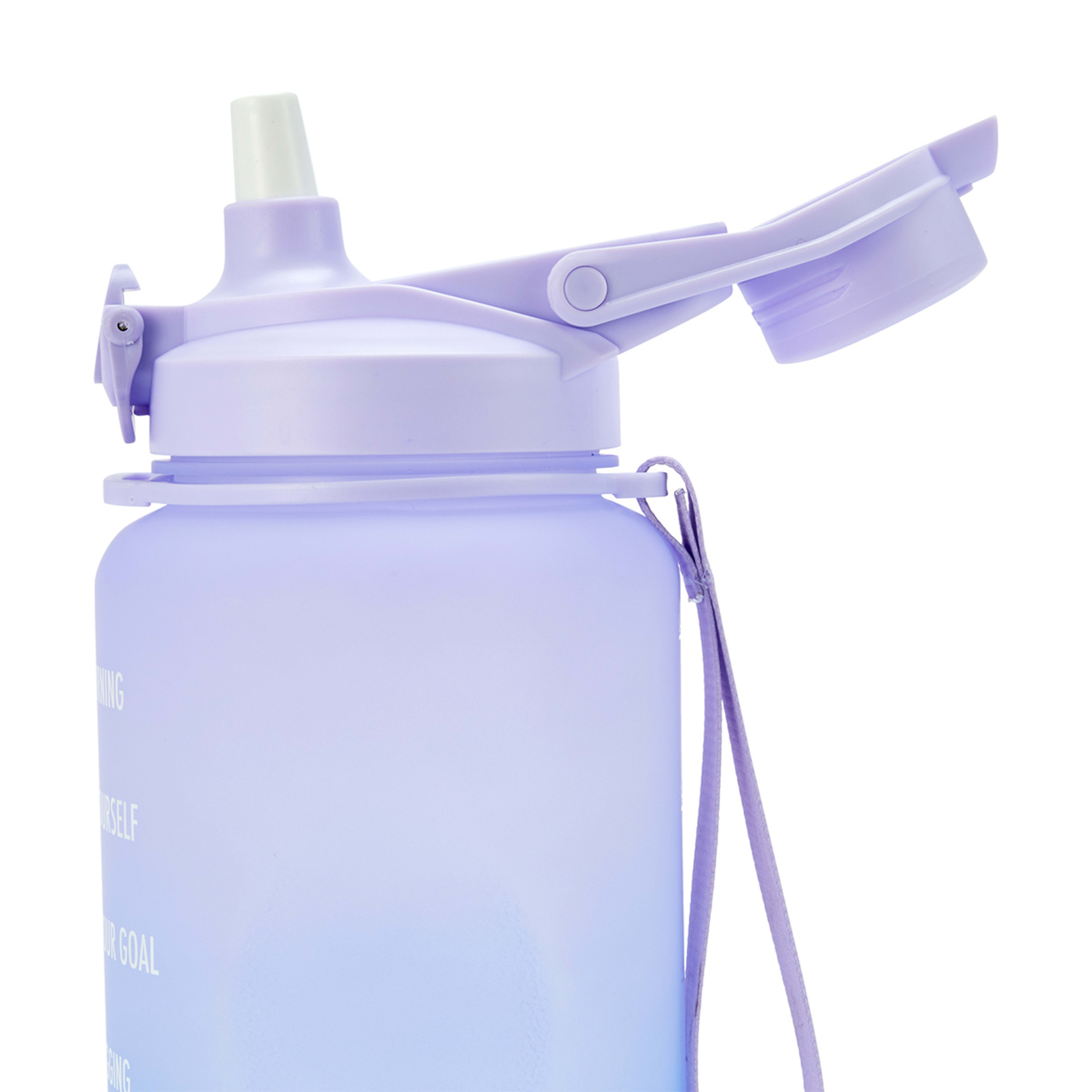 2.1L Purple Ombre Daily Intake Flip Lid Drink Bottle Kmart