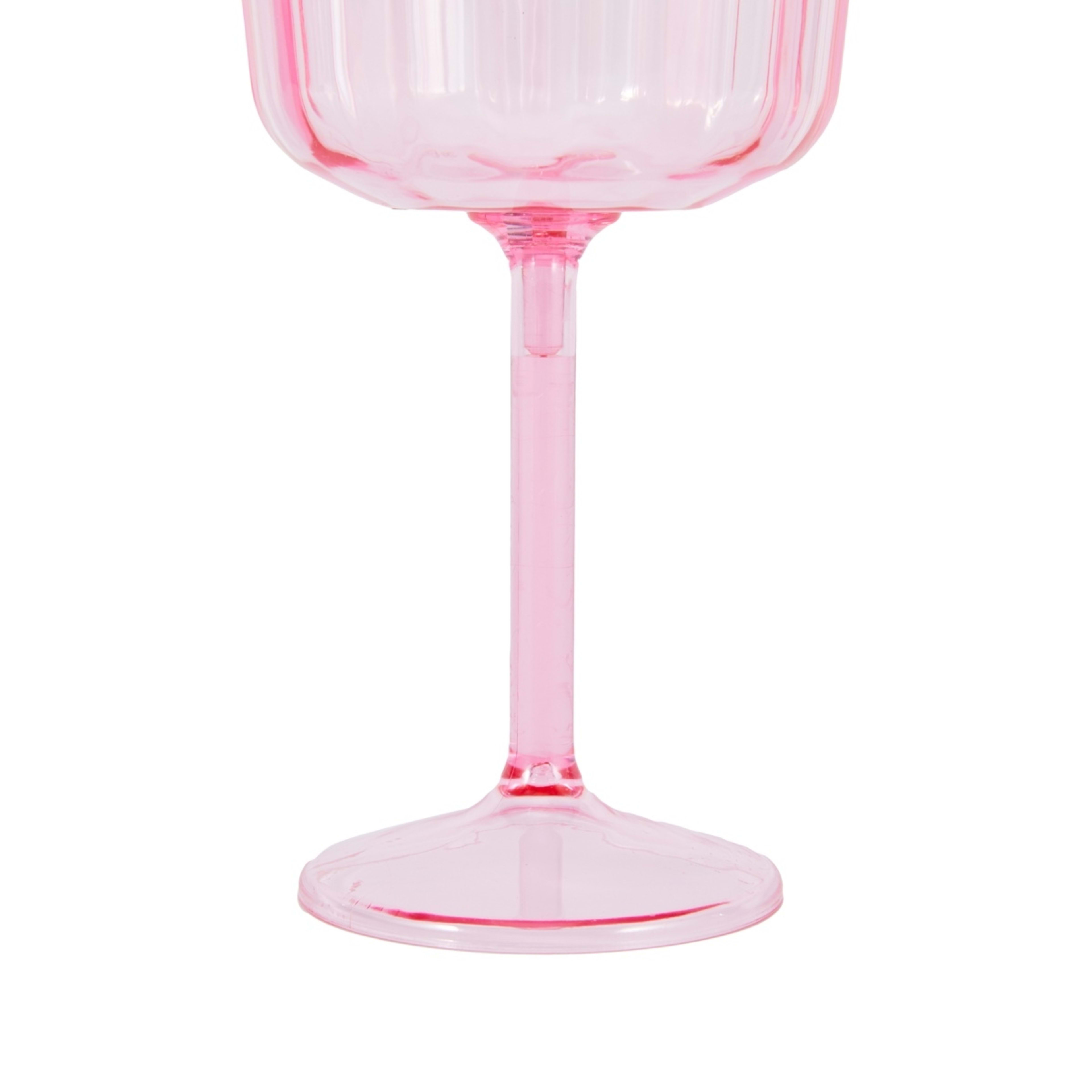 4 6 Piece Reusable Pink Coupes, 4 of 5