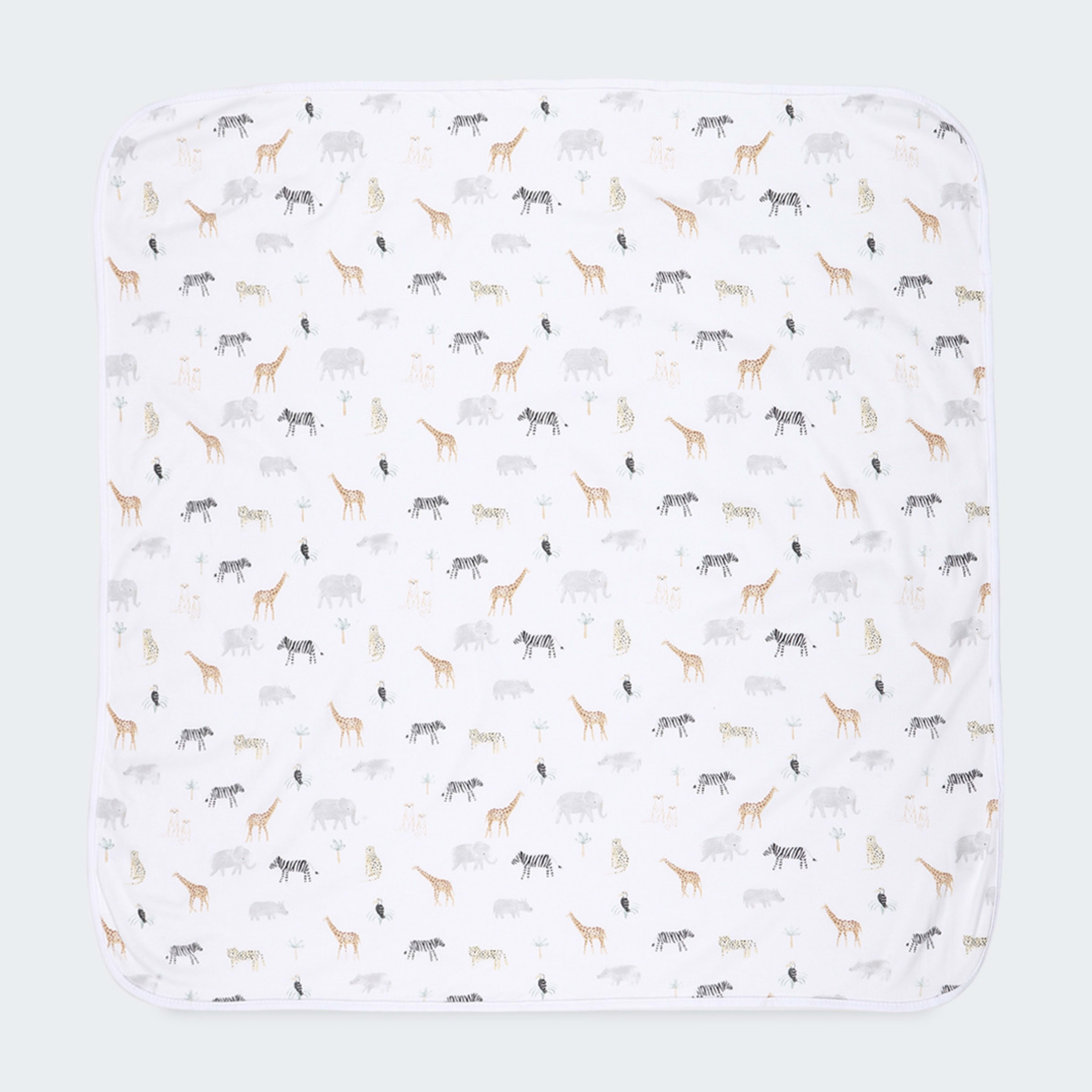 3 Pack Organic Cotton Interlock Wraps Safari Kmart