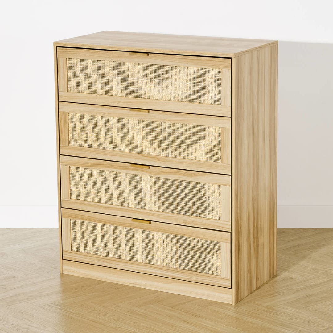Fraser Rattan Chest of Drawers Kmart