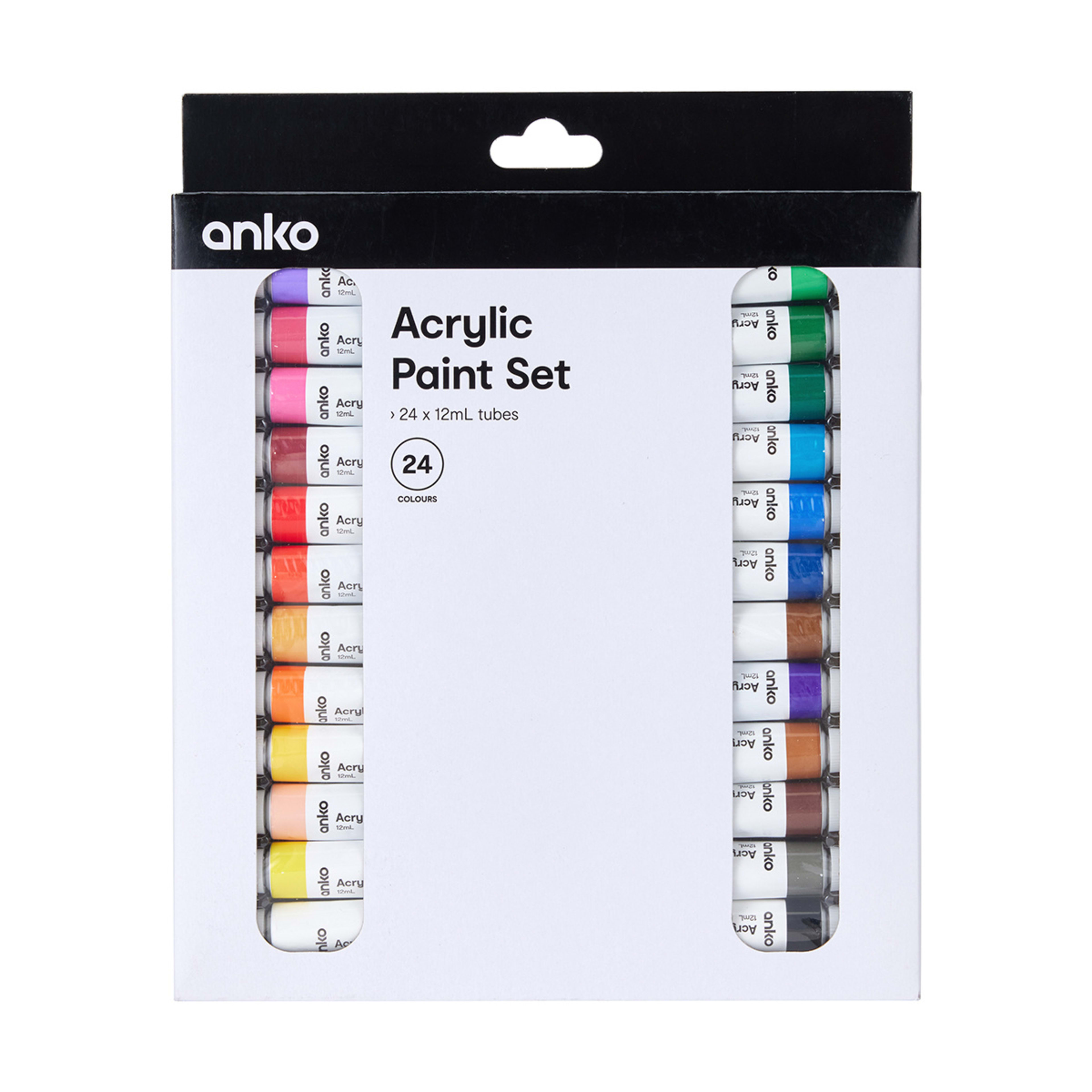 24 Pack Acrylic Paints Kmart