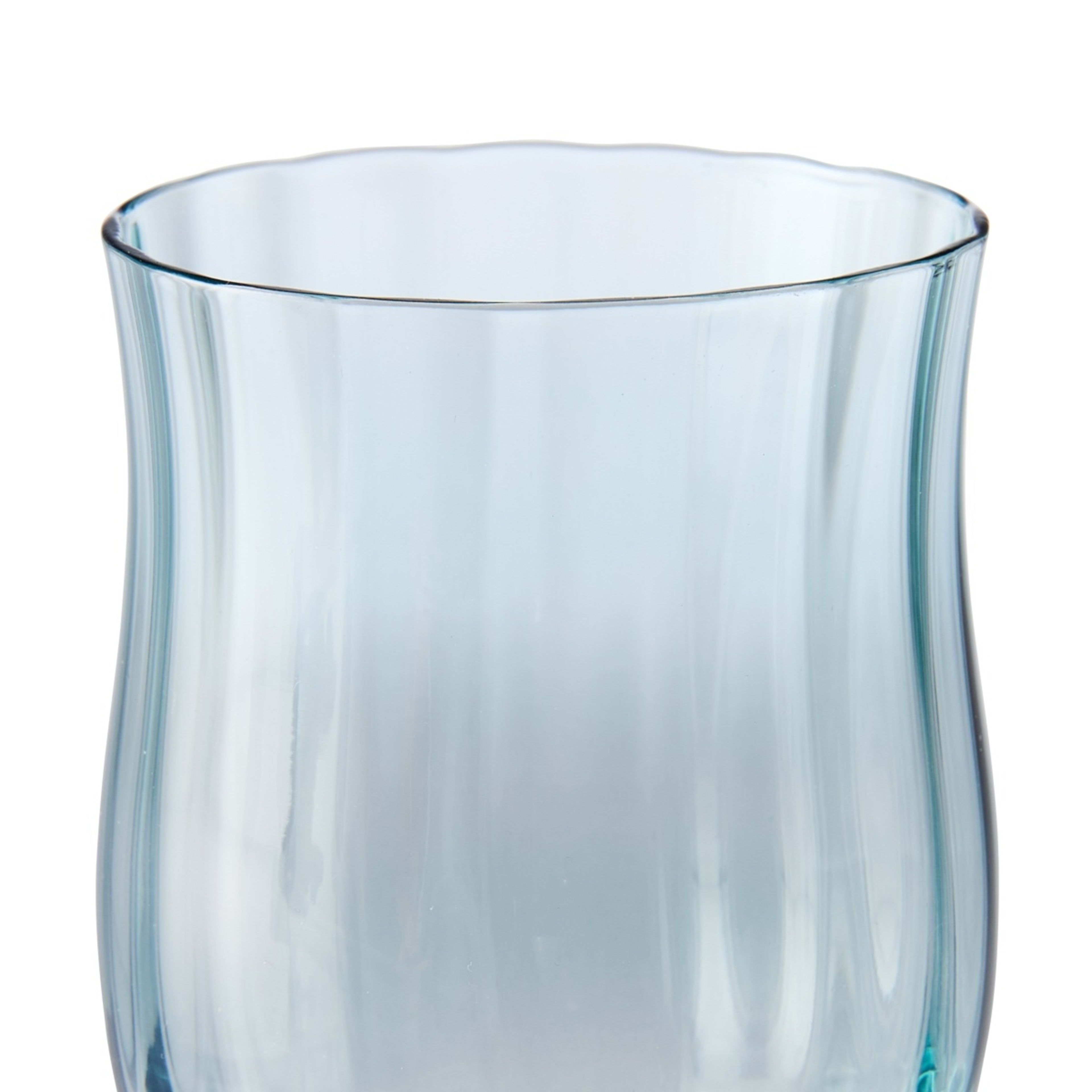 4 6 Green Tulip Stemless Glasses, 4 of 7