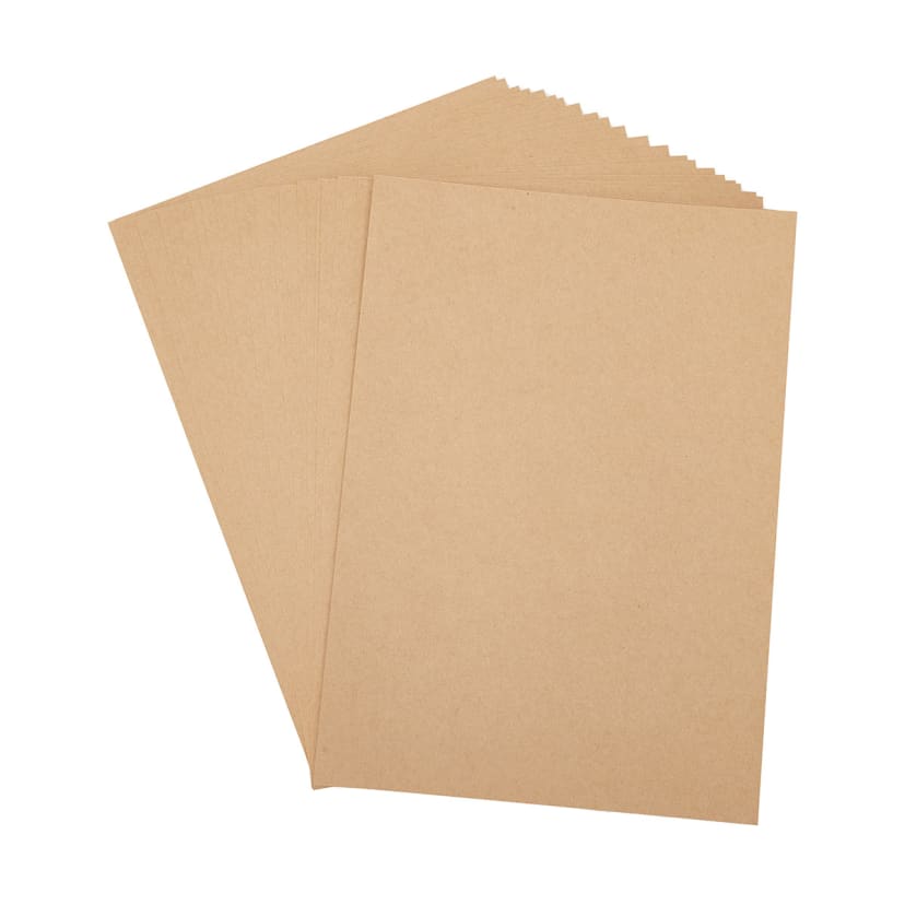 25 Pack A4 Cardstock Kraft Kmart