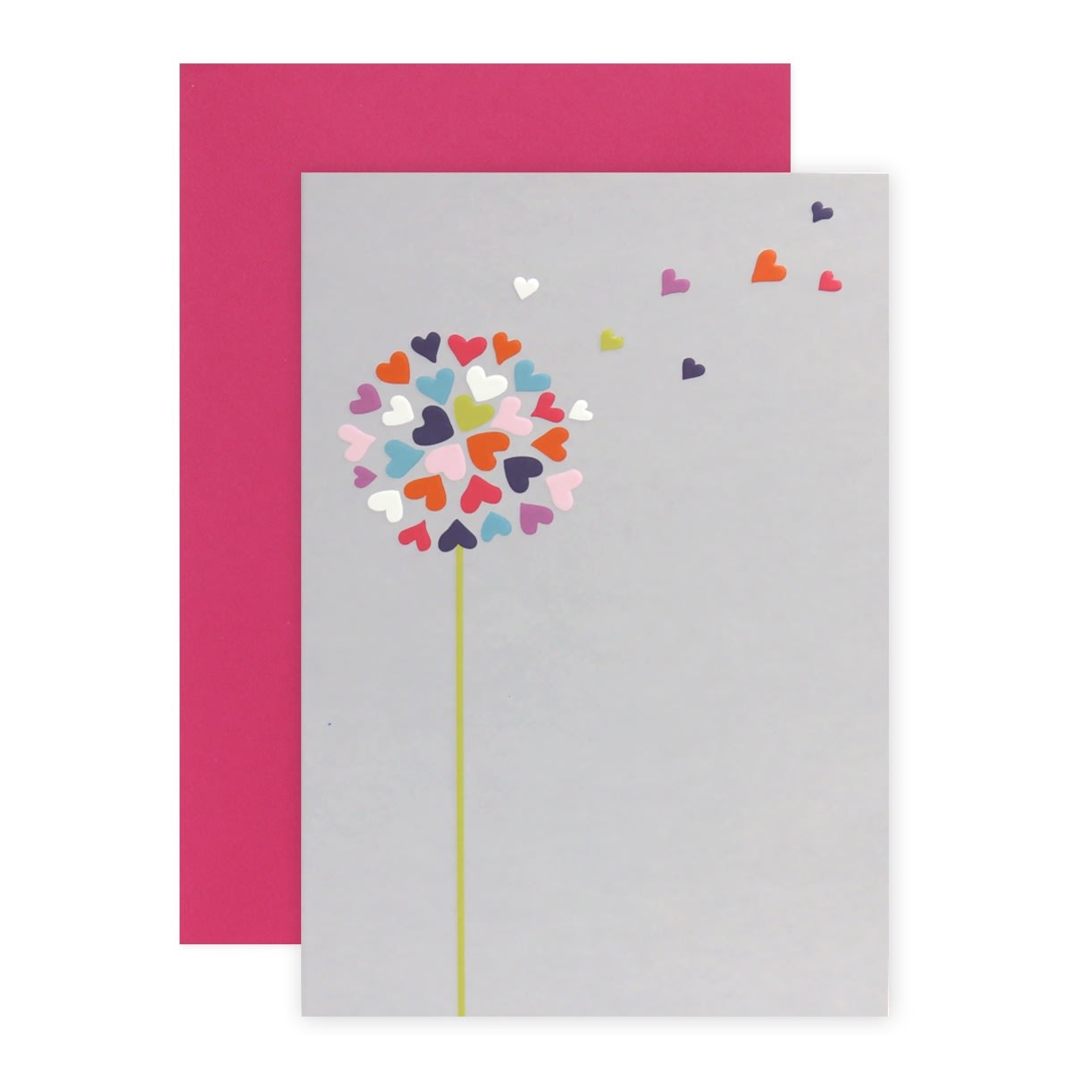 Connections from Hallmark Greeting Card Love Hearts Dandelion Kmart