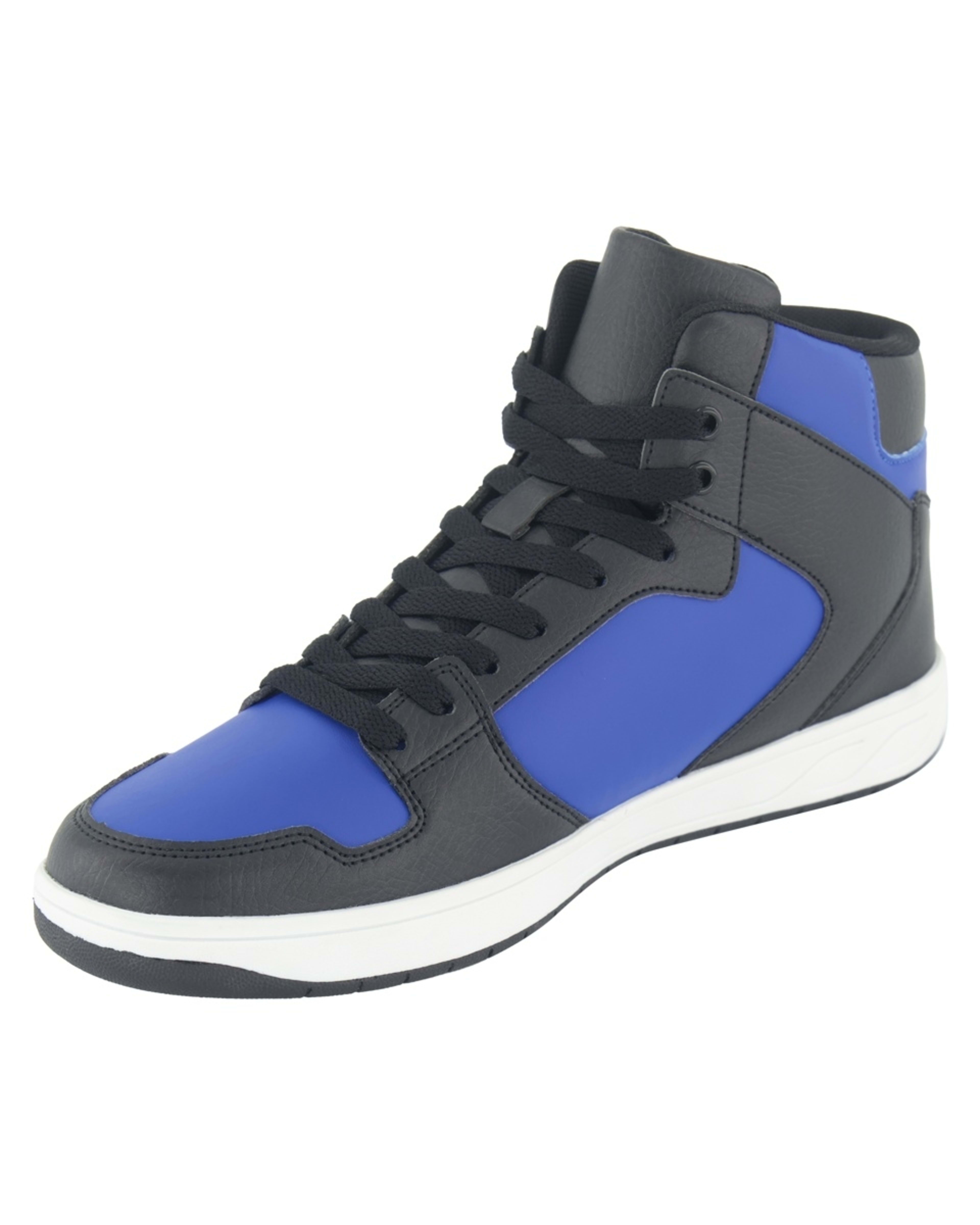 3 High Top Sneakers Blue, 3 of 5