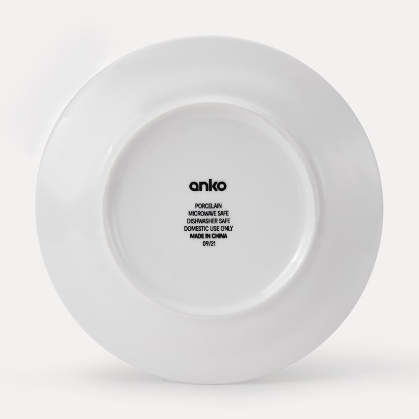 White Side Plate Kmart NZ