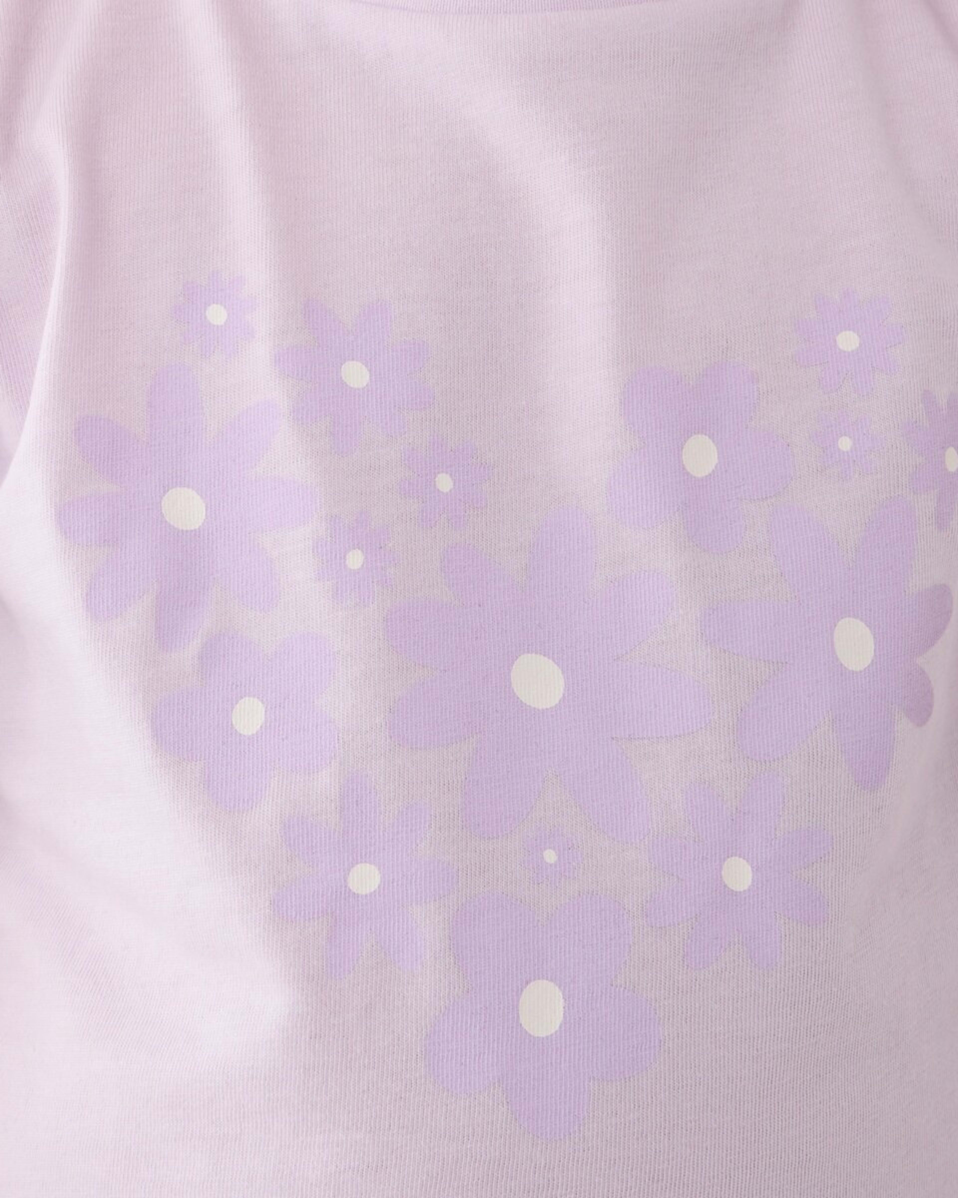 4 Short Sleeve Knit Pyjama Set FLORAL HEART, 4 of 6