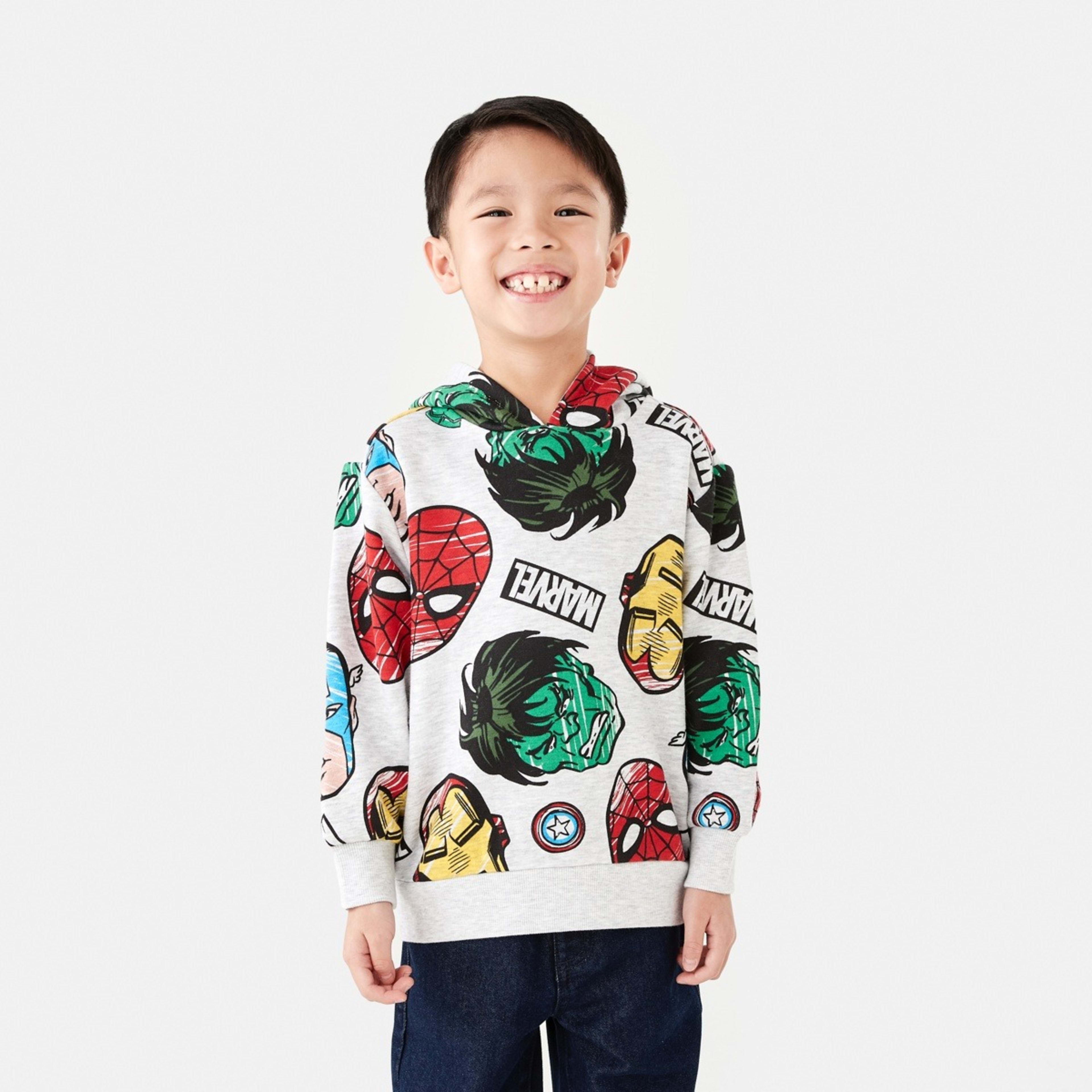 1 Marvel License Print Hoodie Marvel, 1 of 8