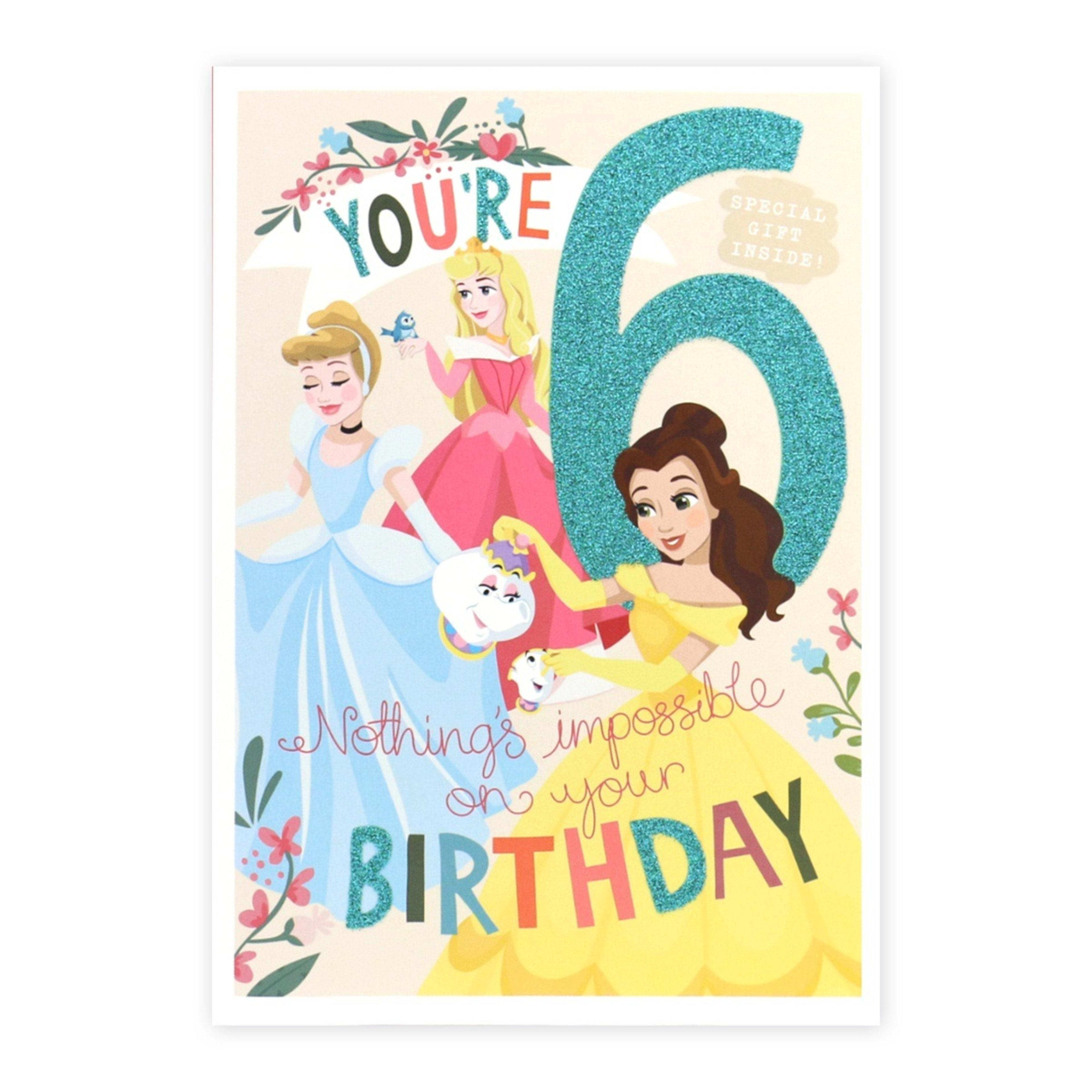 3 Connections from Hallmark Disney Princess 6th Birthday Card - Make and Wear Paper Jewellery, 3 of 4
