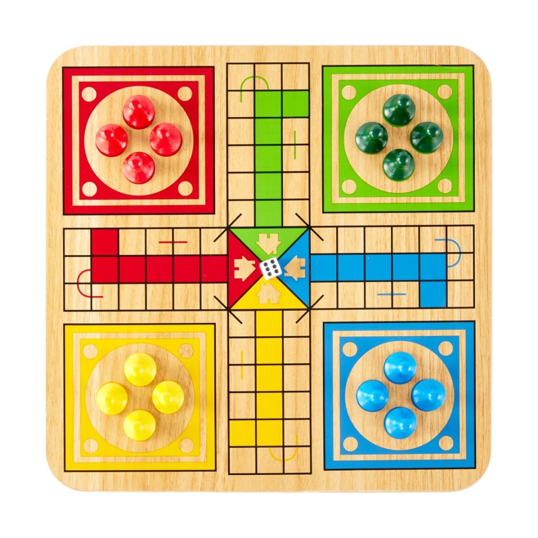 Traditional Games 2In1 Ludo and Snakes & Ladders Kmart