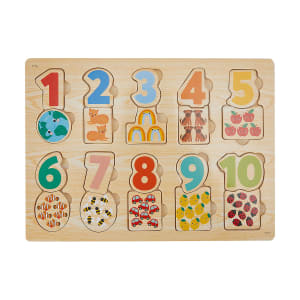 Wooden Number Picture Puzzle