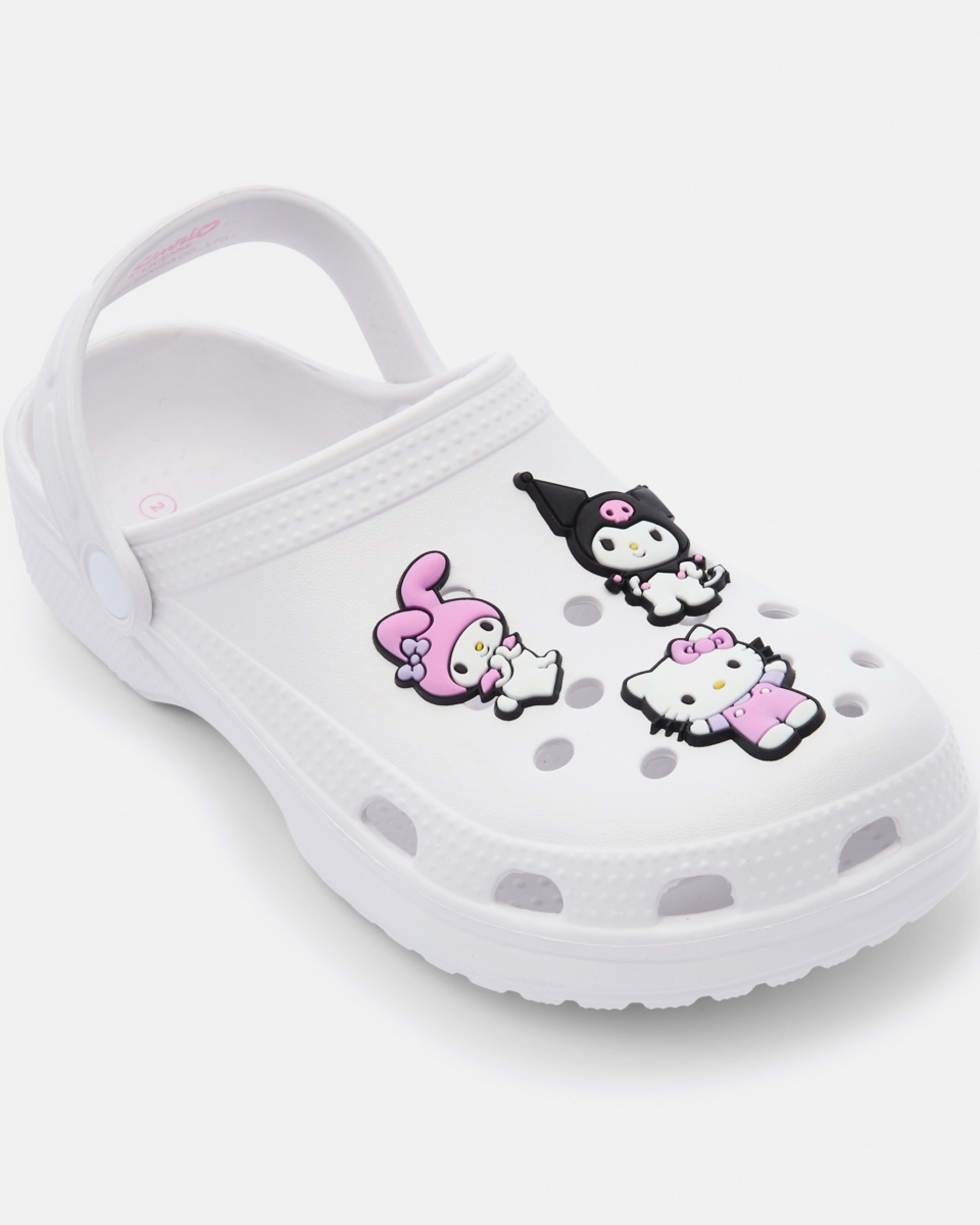 2 Senior Hello Kitty License Clogs White, 2 of 5