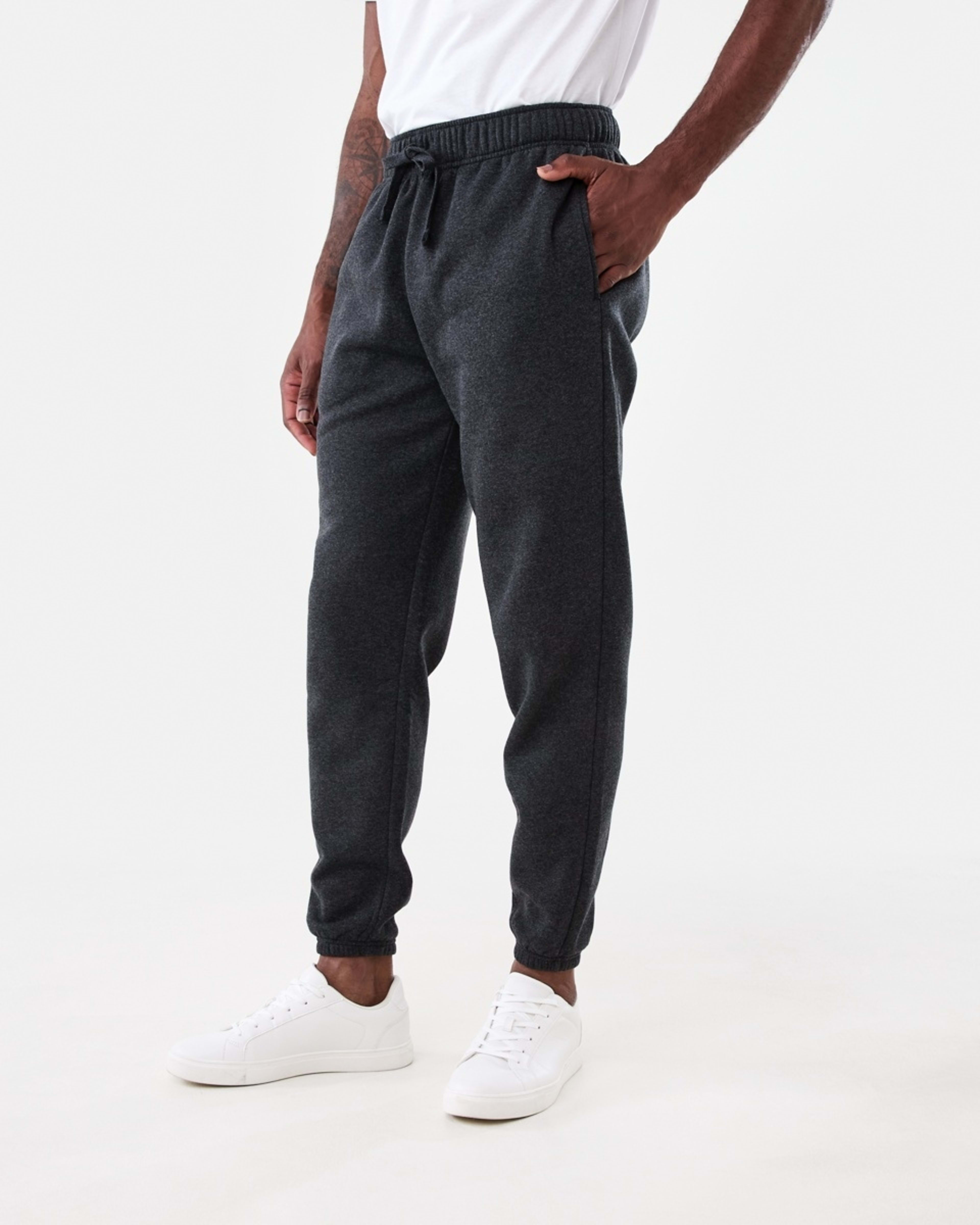 2 Basic Trackpants Charcoal, 2 of 5