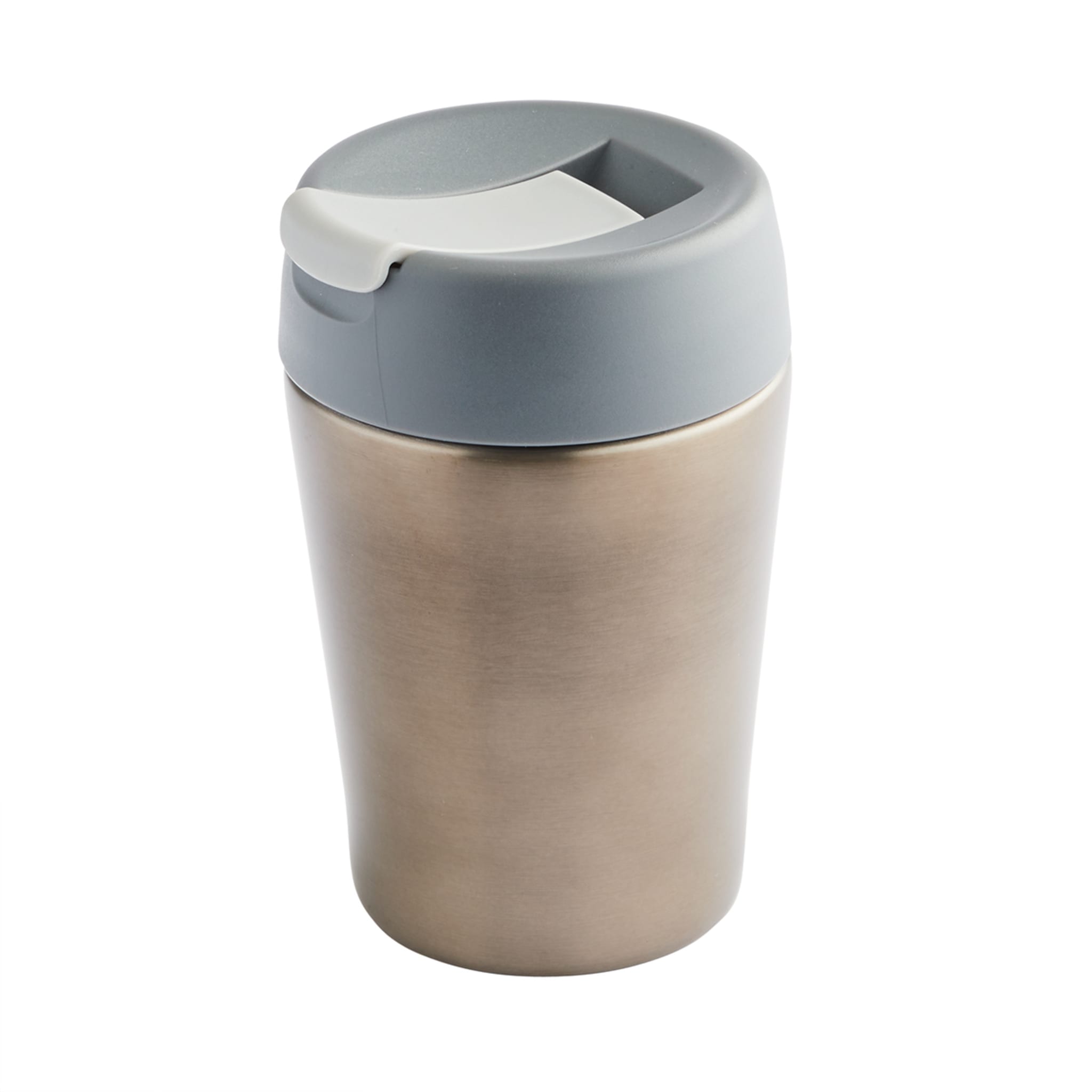 365ml Graphite Stainless Steel Double Wall Reusable Cup Kmart