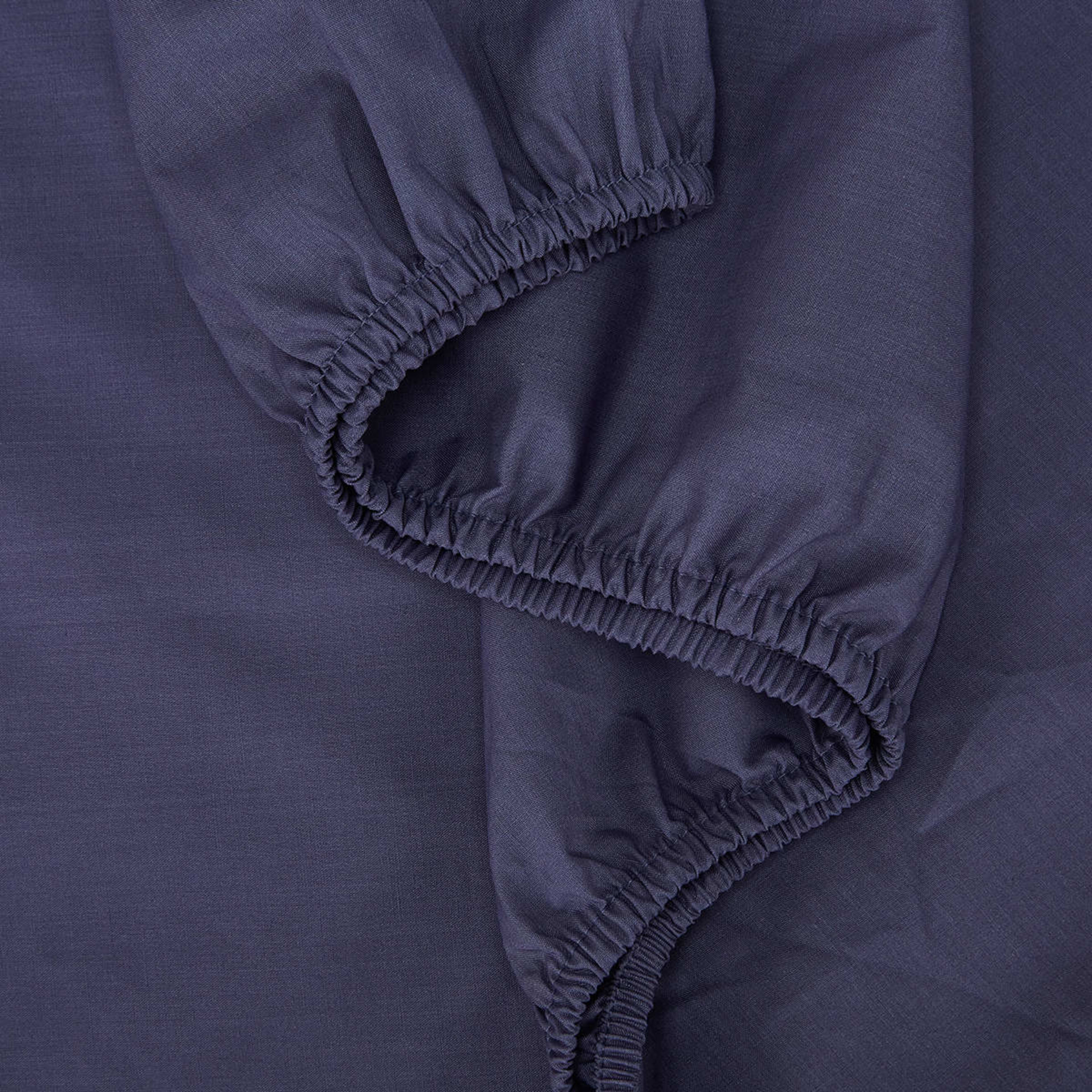 225 Thread Count Fitted Sheet King Bed, Denim Kmart