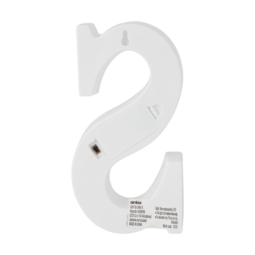Light Up Letter S Kmart