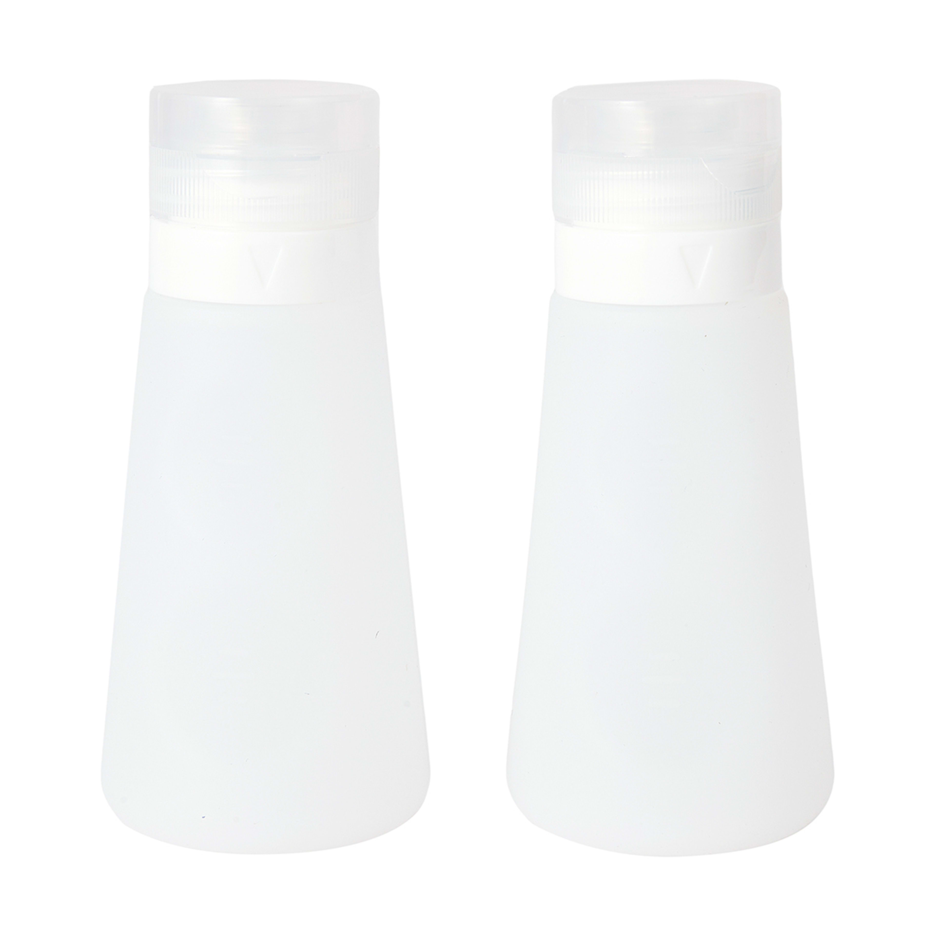 2 Pack Travel Solutions Silicone Bottles Kmart