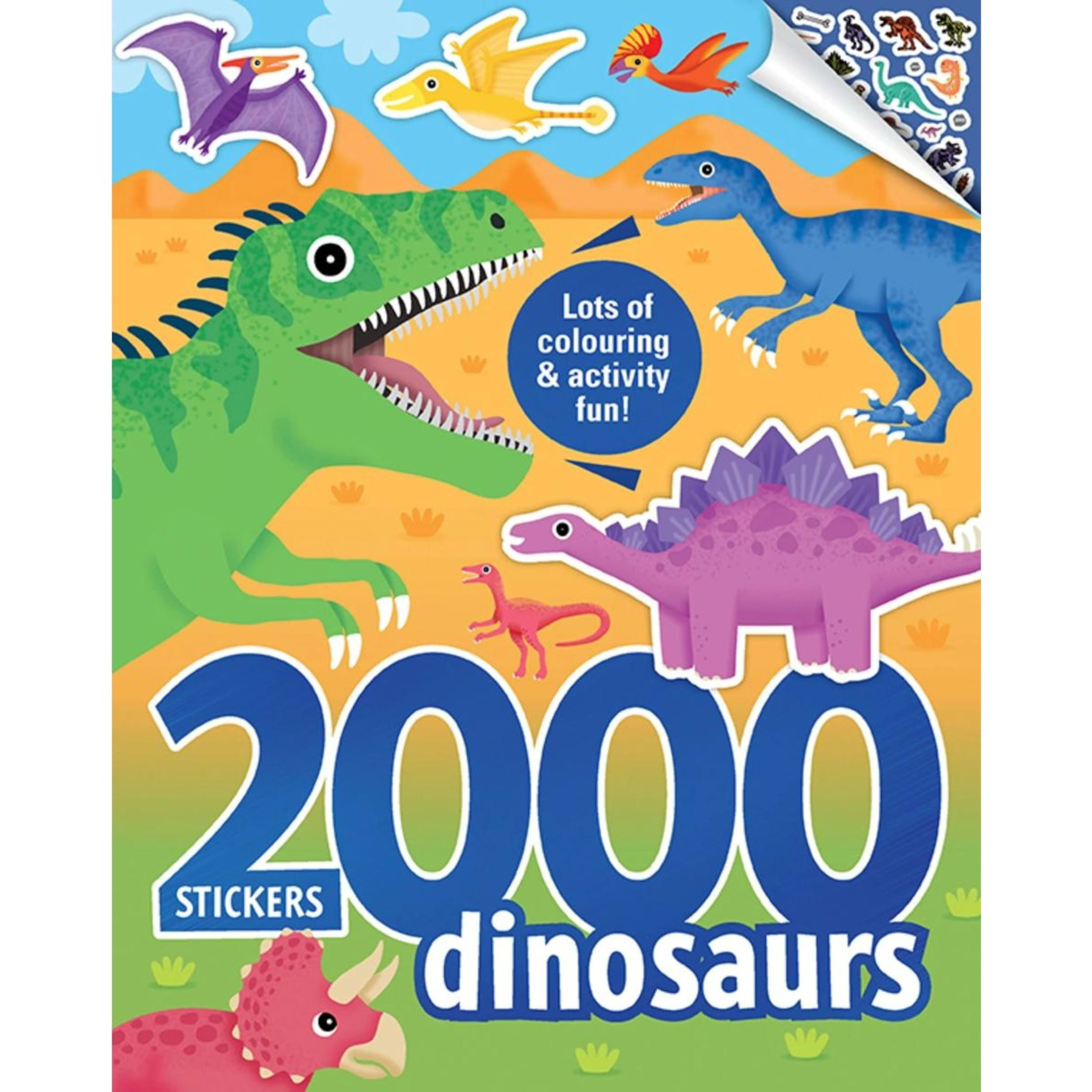 1 2000 Stickers: Dinosaurs - Book