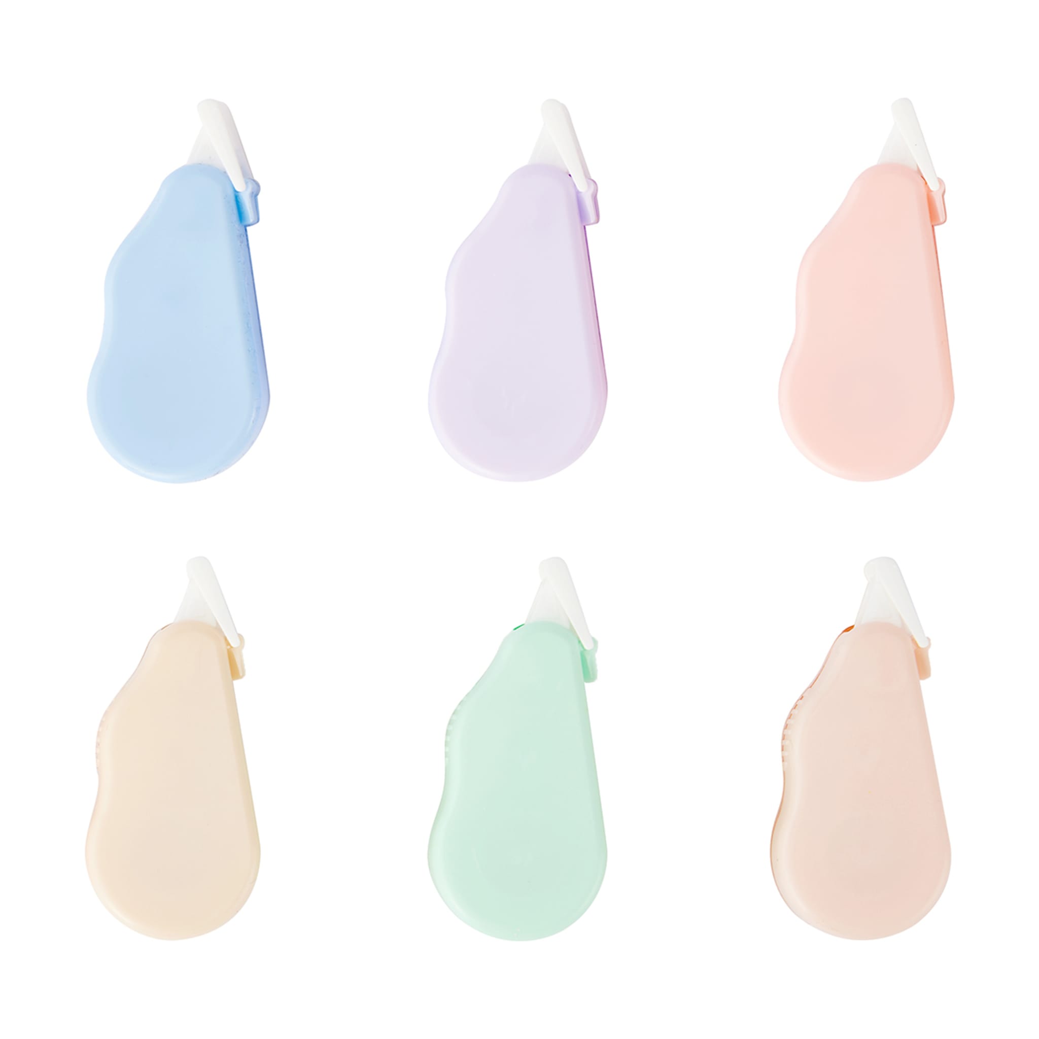 6 Pack Coloured Correction Tape Kmart