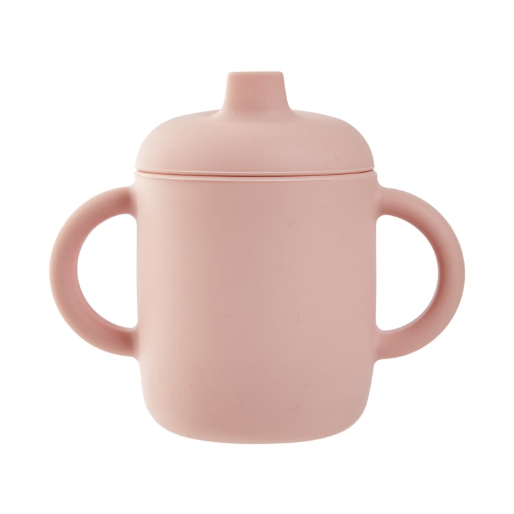 150ml Silicone Sippy Cup Pink Kmart