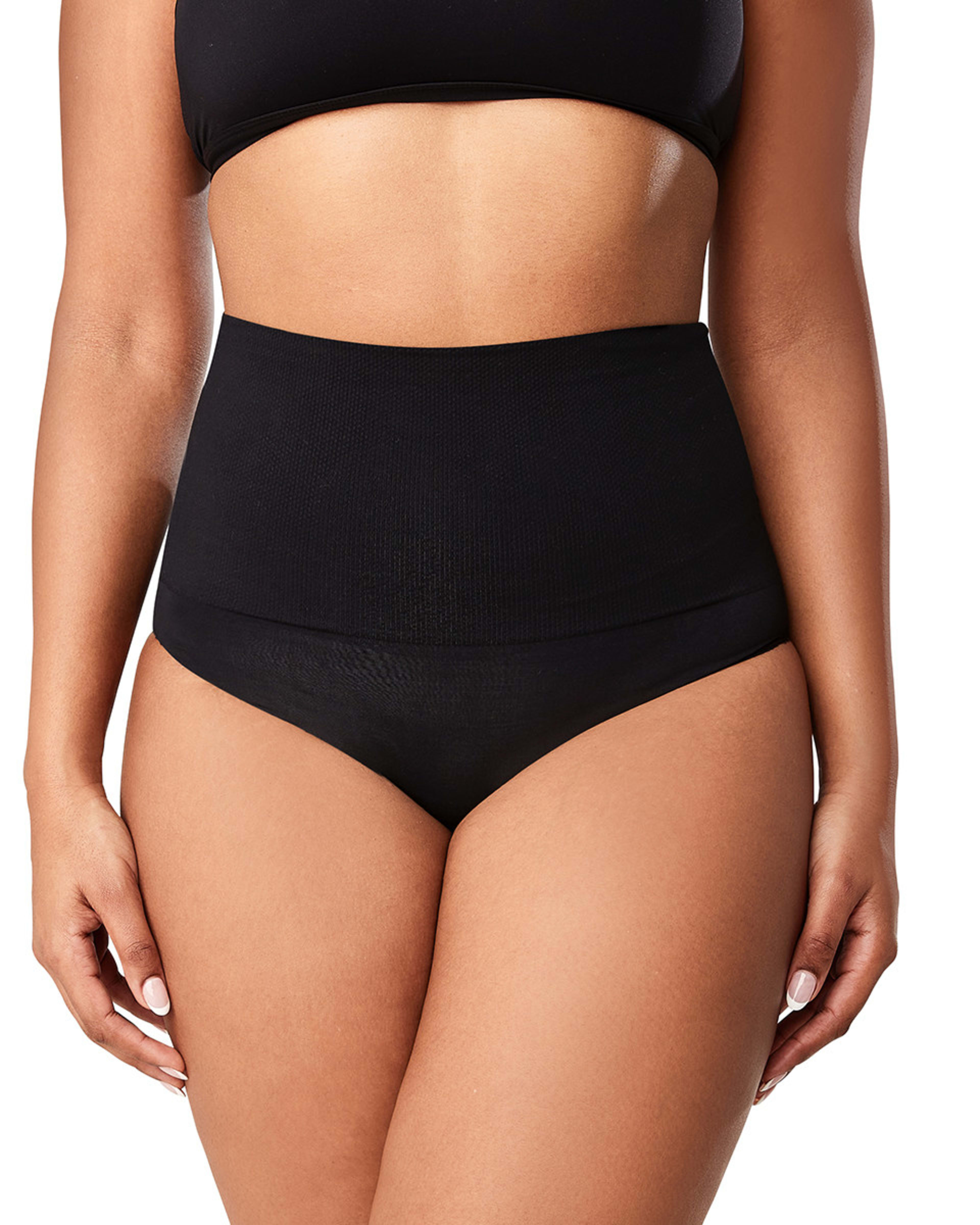 2 2 Pack Firm Control Seamfree Shaping Briefs BLACK, TAN, 2 of 8